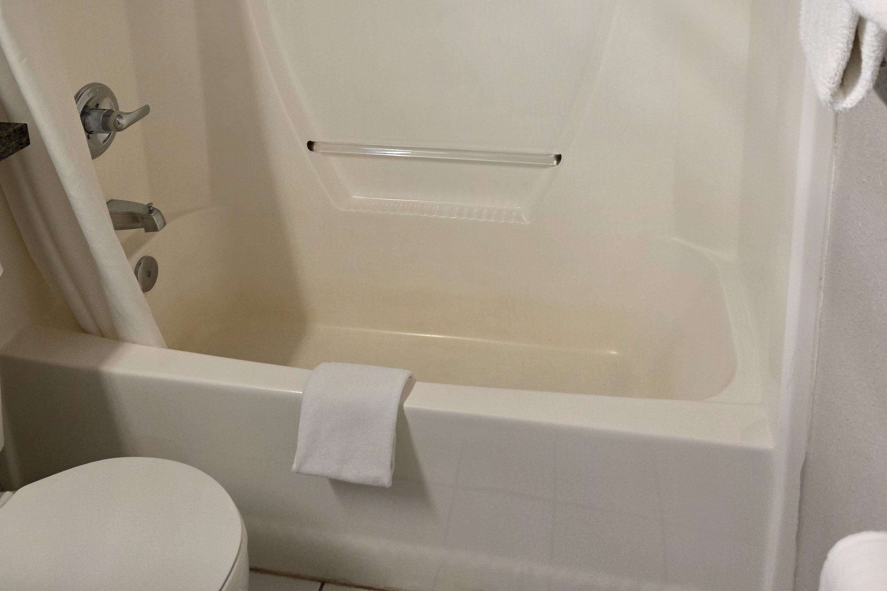 Guest room at the Super 8 by Wyndham Swift Current in Swift Current, Saskatchewan