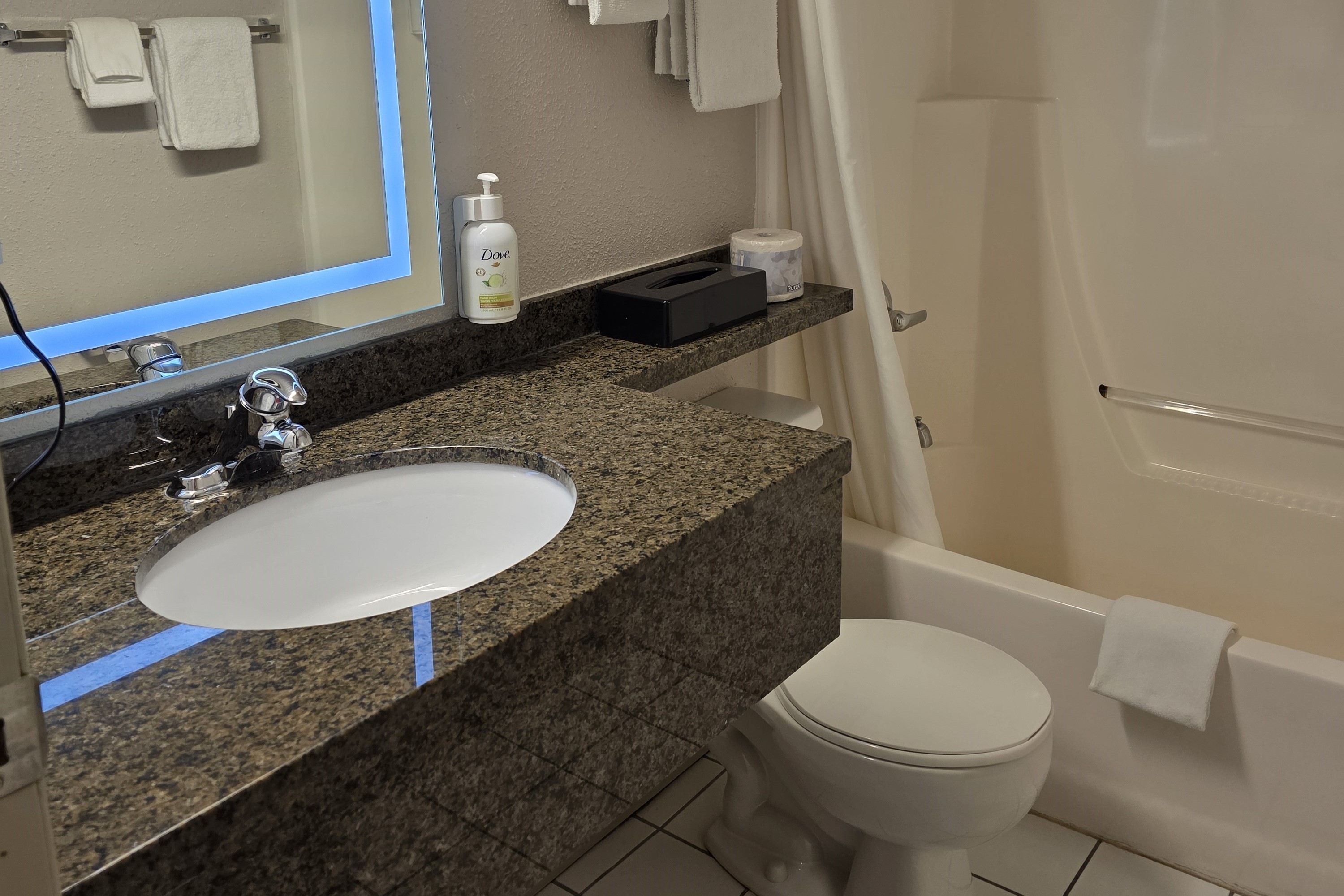 Guest room at the Super 8 by Wyndham Swift Current in Swift Current, Saskatchewan