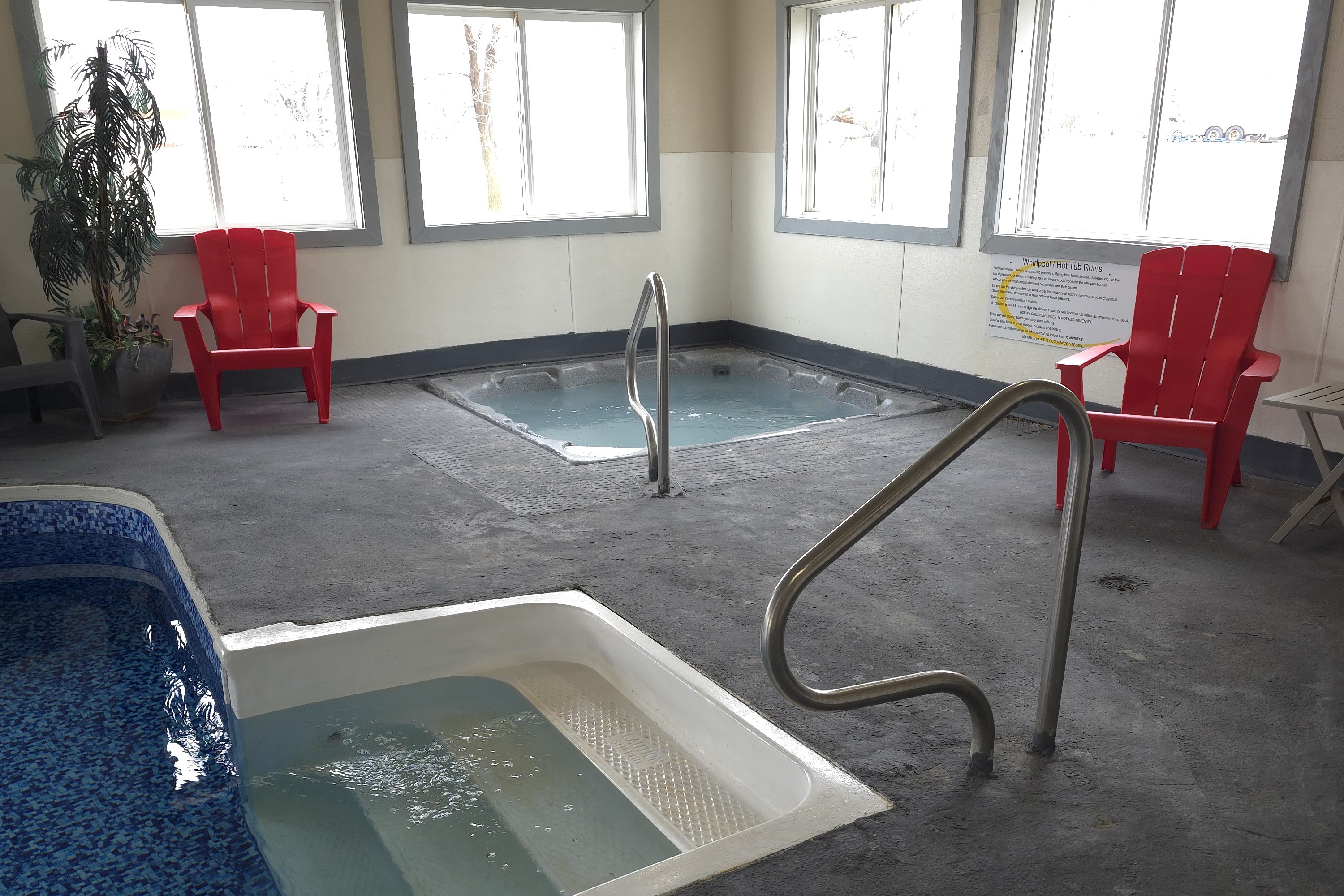 Pool at the Super 8 by Wyndham Swift Current in Swift Current, Saskatchewan