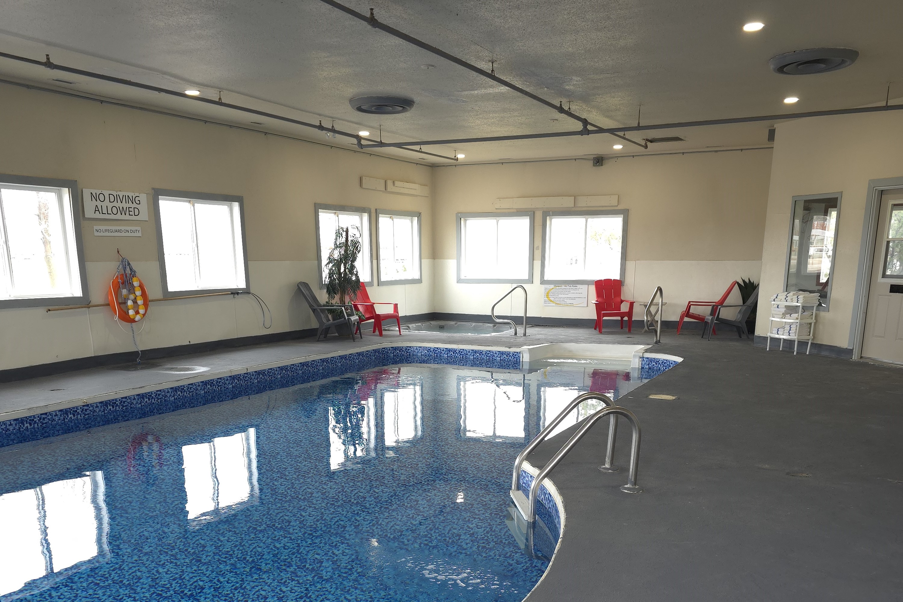 Pool at the Super 8 by Wyndham Swift Current in Swift Current, Saskatchewan