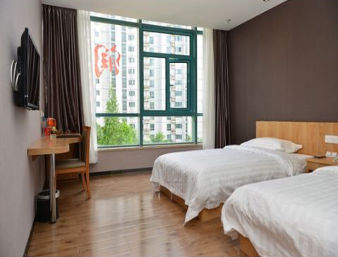 Guest room at the Super 8 by Wyndham Beijing ChaoYangGongYuan DongFengNanLu in Beijing, Other than US/Canada