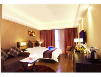 Guest room at the Super 8 by Wyndham Chengdu Li Du Wei Gang in Chengdu, Other than US/Canada