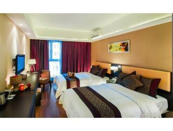 Guest room at the Super 8 by Wyndham Chengdu Li Du Wei Gang in Chengdu, Other than US/Canada