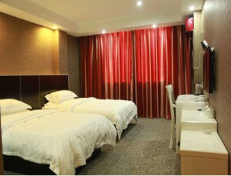 Guest room at the Super 8 by Wyndham Dongyang Hengdian Ying Shi Cheng in Dongyang, Other than US/Canada