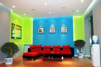 Super 8 Hotel Lanzhou Square hotel lobby in Lanzhou, Other than US/Canada
