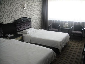 Guest room at the Super 8 by Wyndham Yinchuan Gulou Jin Qiao in Yinchuan, Other than US/Canada