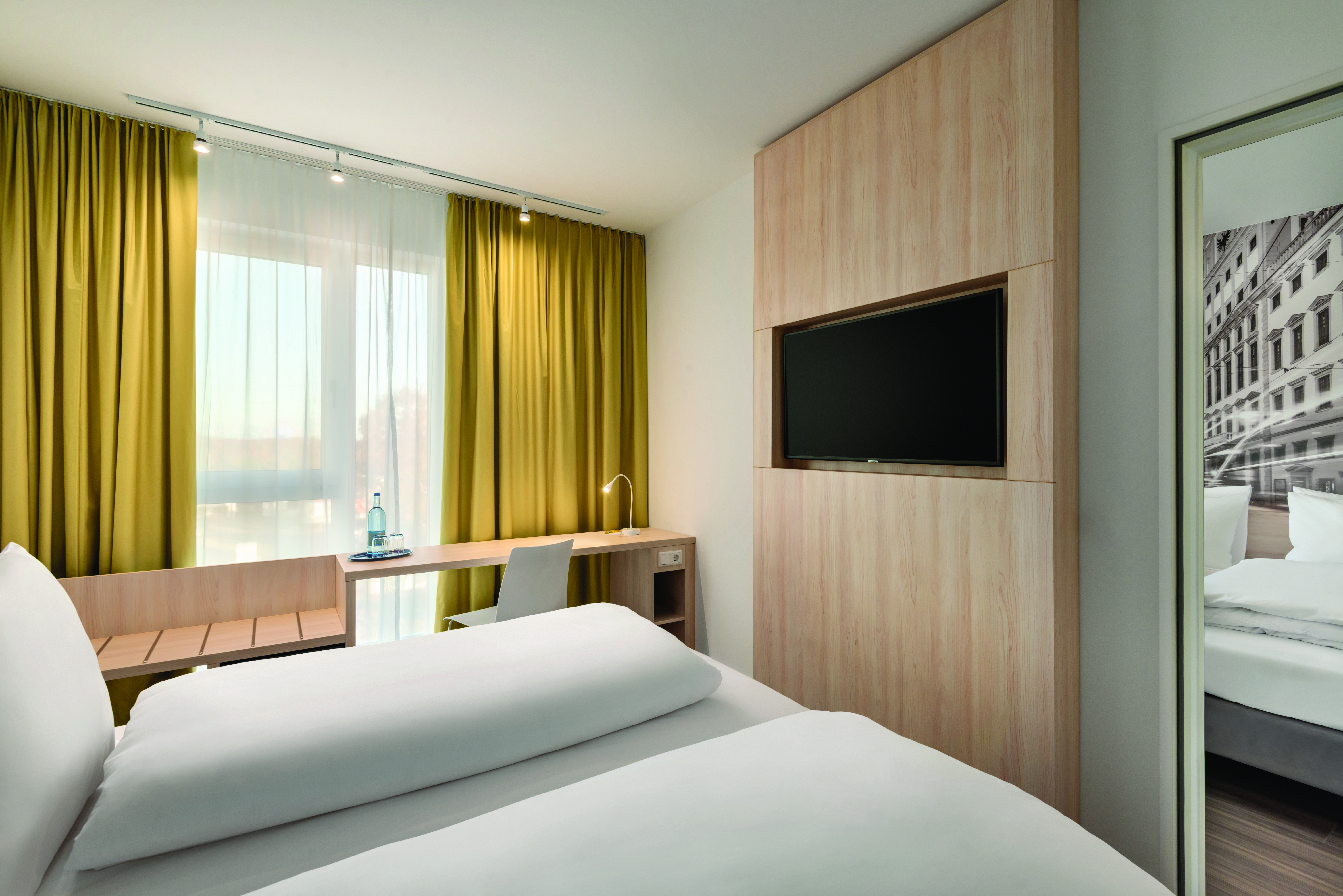 Guest room at the Super 8 by Wyndham Augsburg in Augsburg, Other than US/Canada