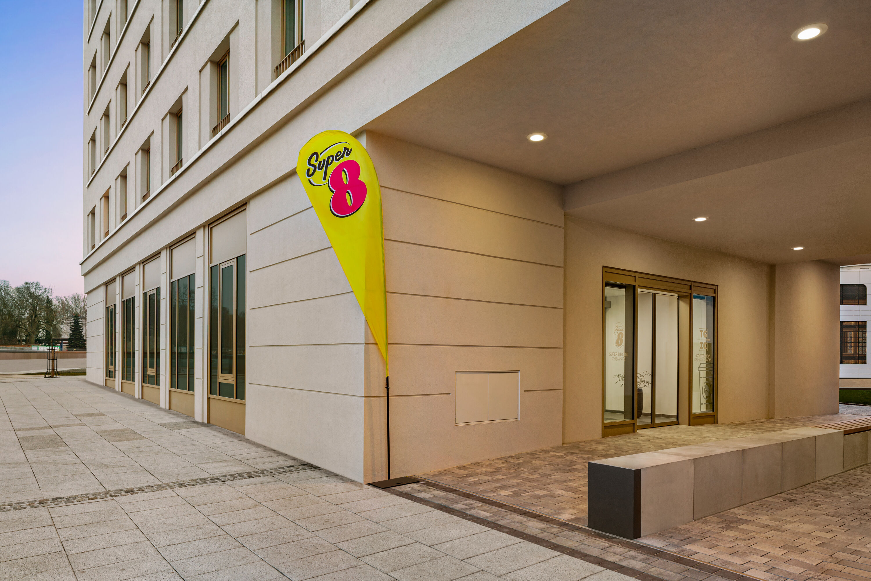 Exterior of Super 8 by Wyndham Chemnitz hotel in Chemnitz, Other than US/Canada