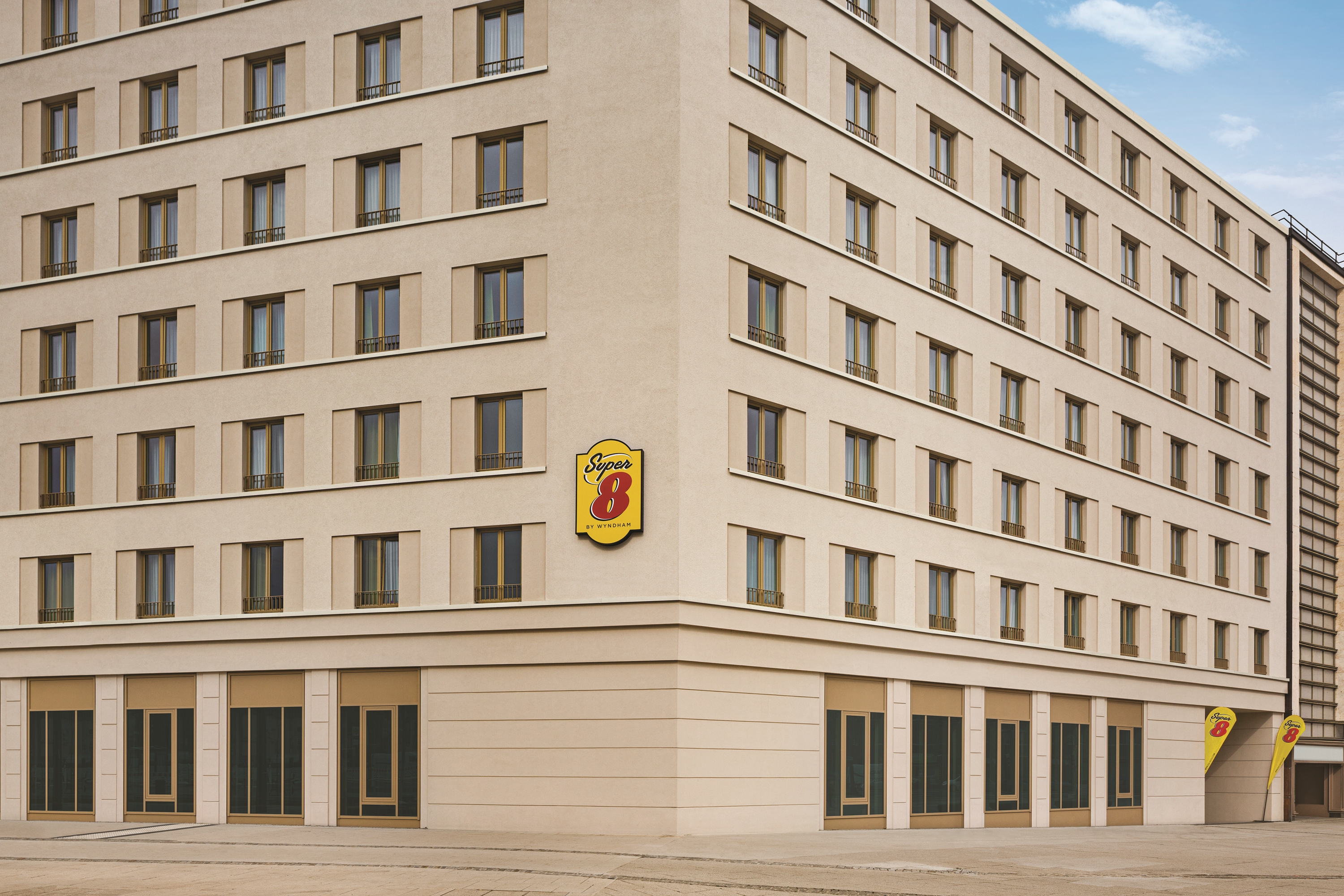 Exterior of Super 8 by Wyndham Chemnitz hotel in Chemnitz, Other than US/Canada