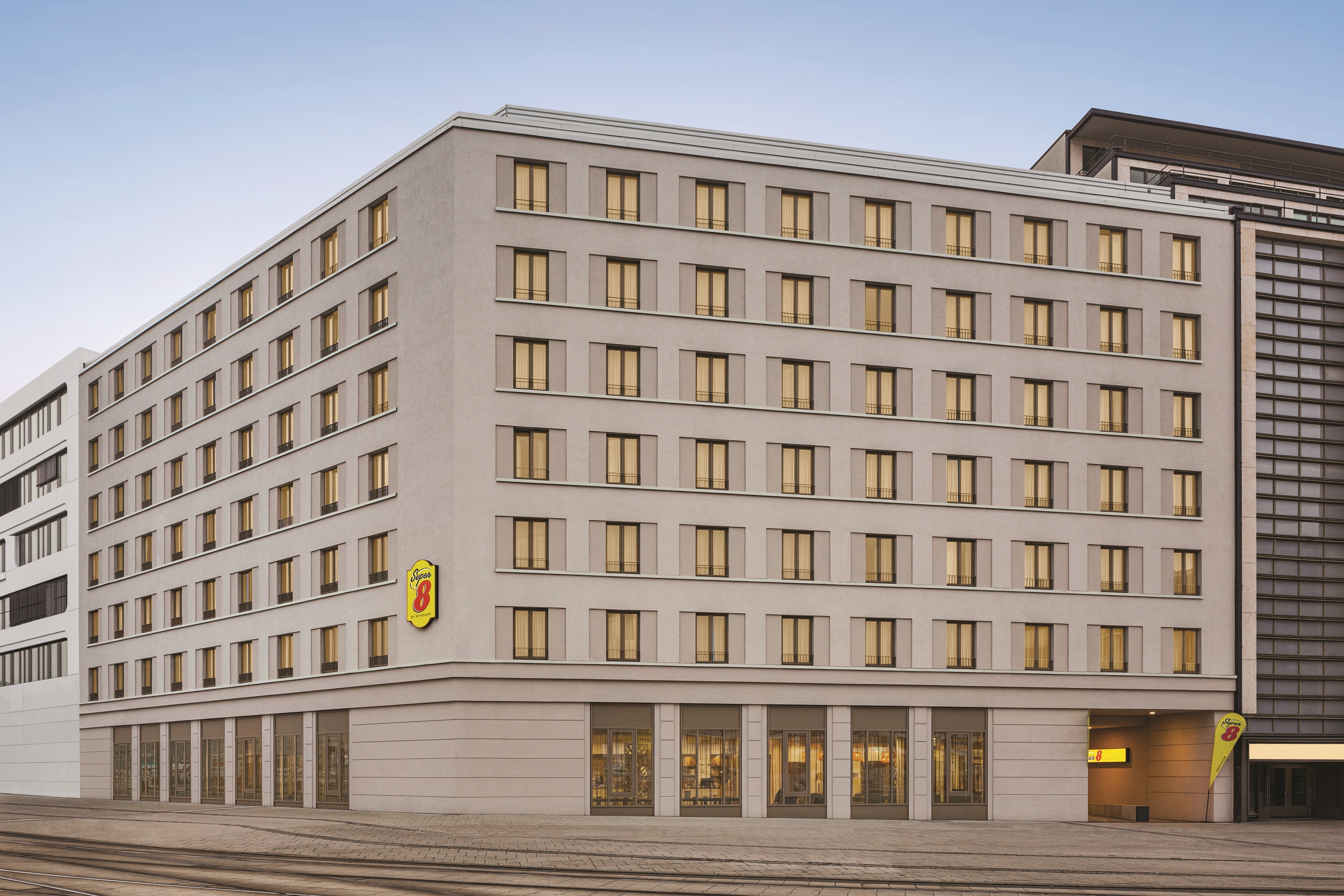 Exterior of Super 8 by Wyndham Chemnitz hotel in Chemnitz, Other than US/Canada