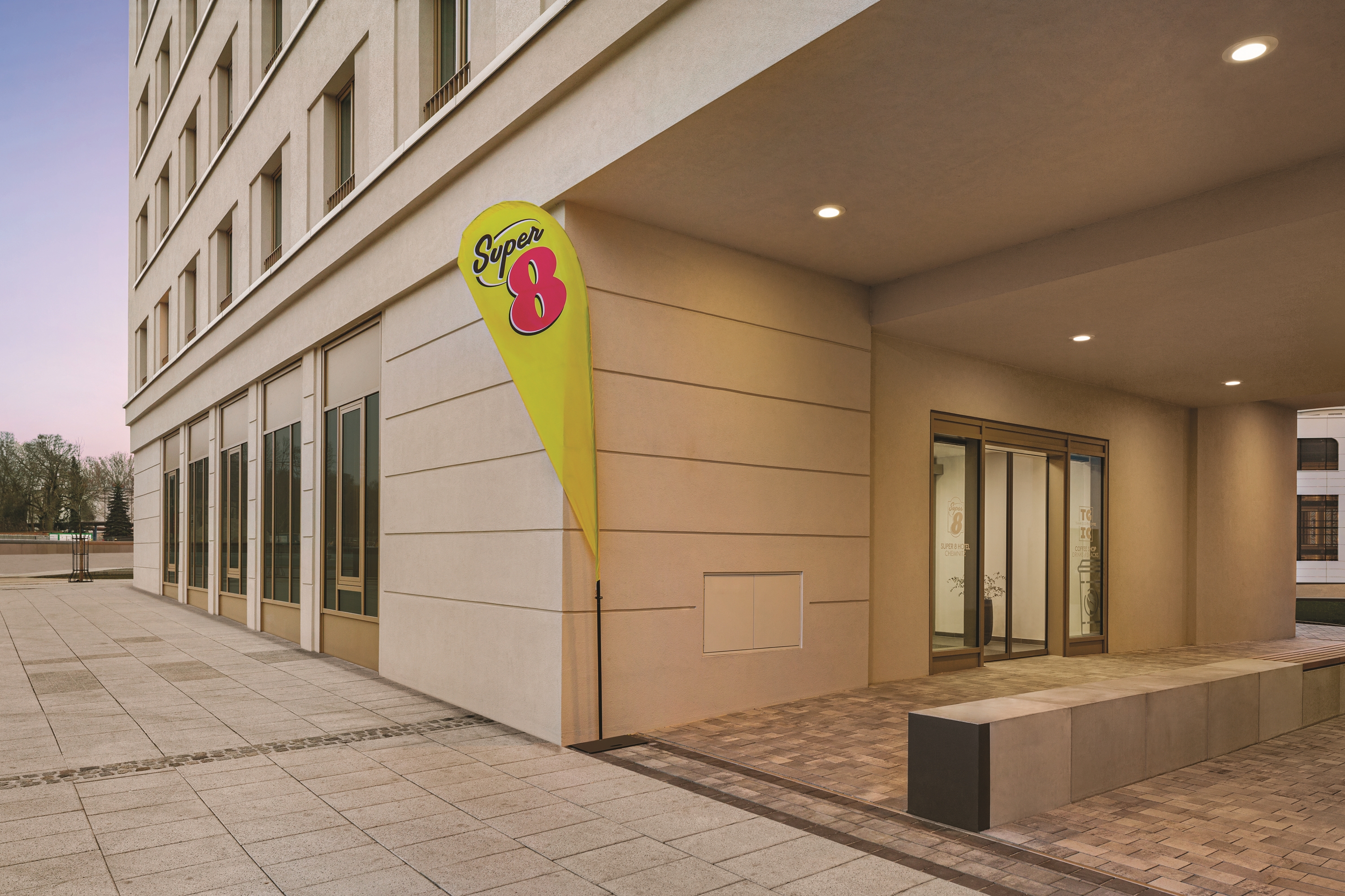 Exterior of Super 8 by Wyndham Chemnitz hotel in Chemnitz, Other than US/Canada