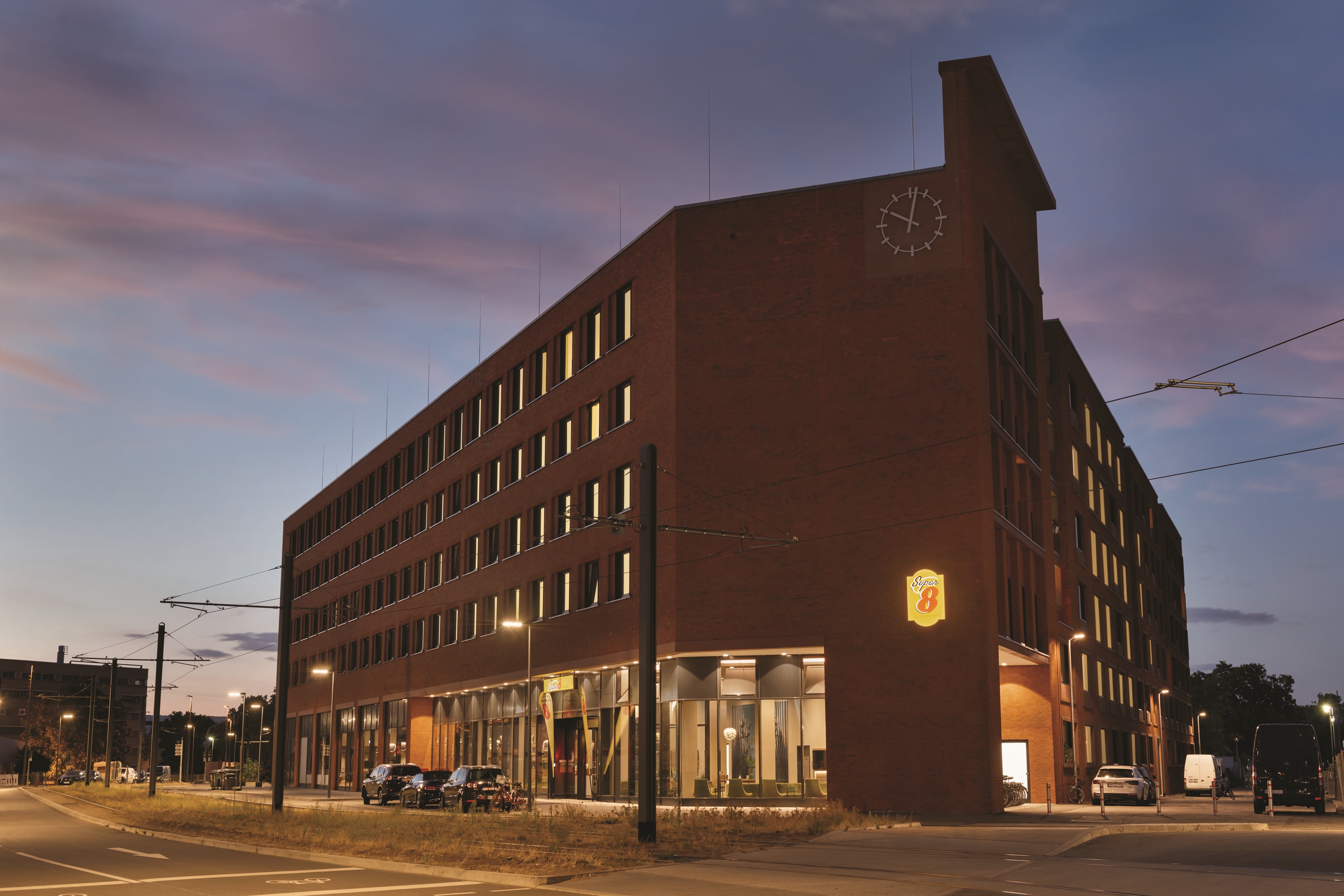 Exterior of Super 8 by Wyndham Mainz Zollhafen hotel in Mainz, Other than US/Canada