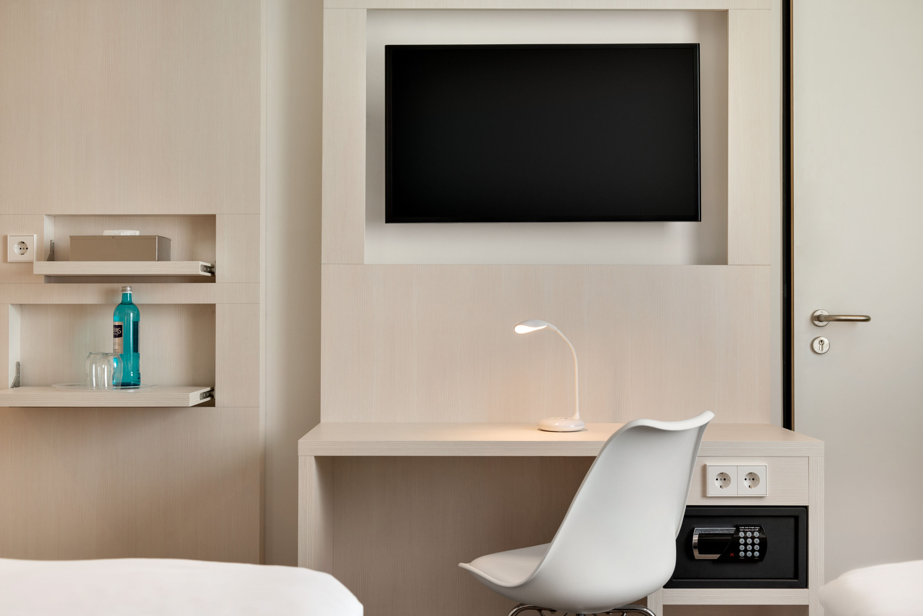 Guest room at the Super 8 by Wyndham Mainz Zollhafen in Mainz, Other than US/Canada