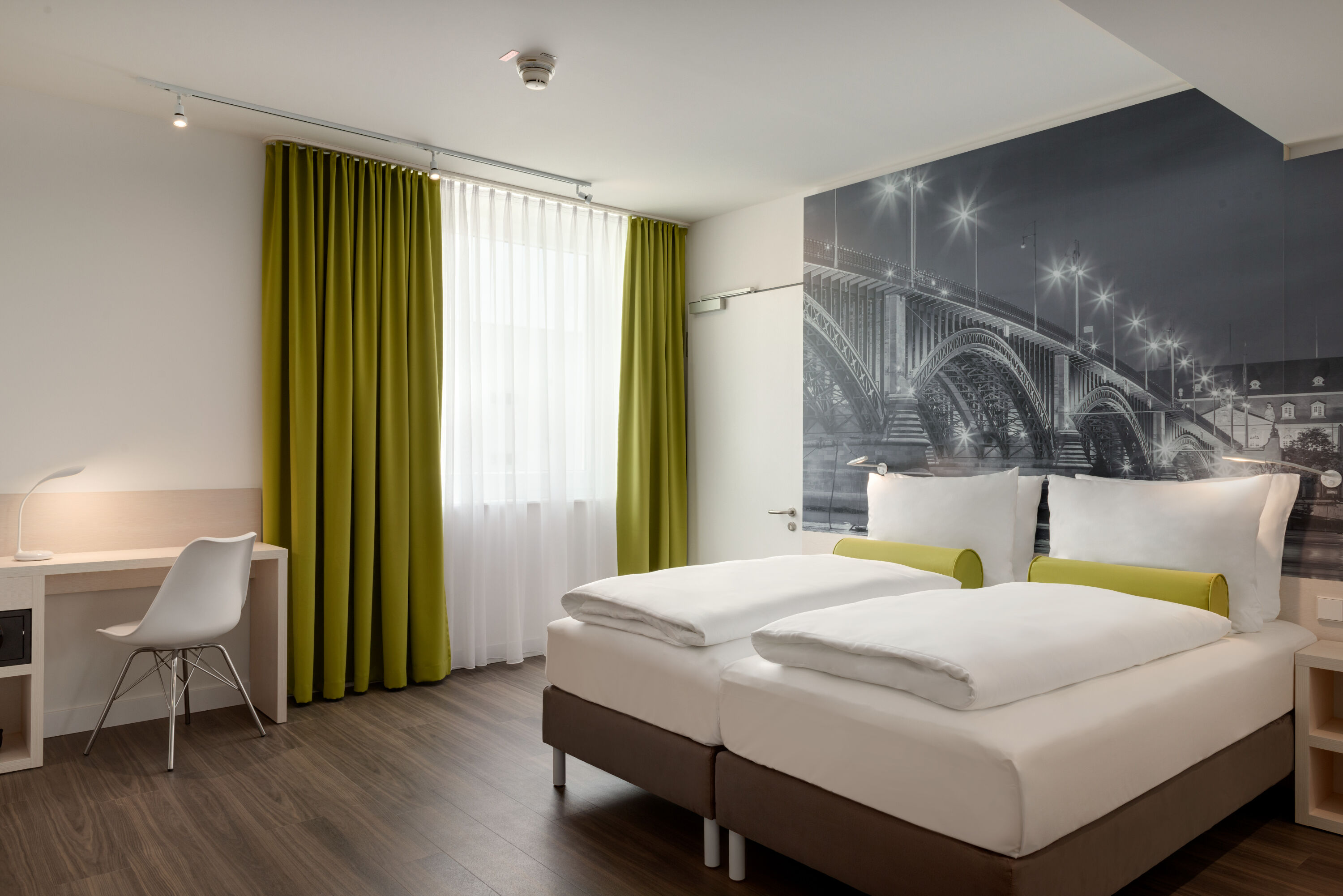 Guest room at the Super 8 by Wyndham Mainz Zollhafen in Mainz, Other than US/Canada
