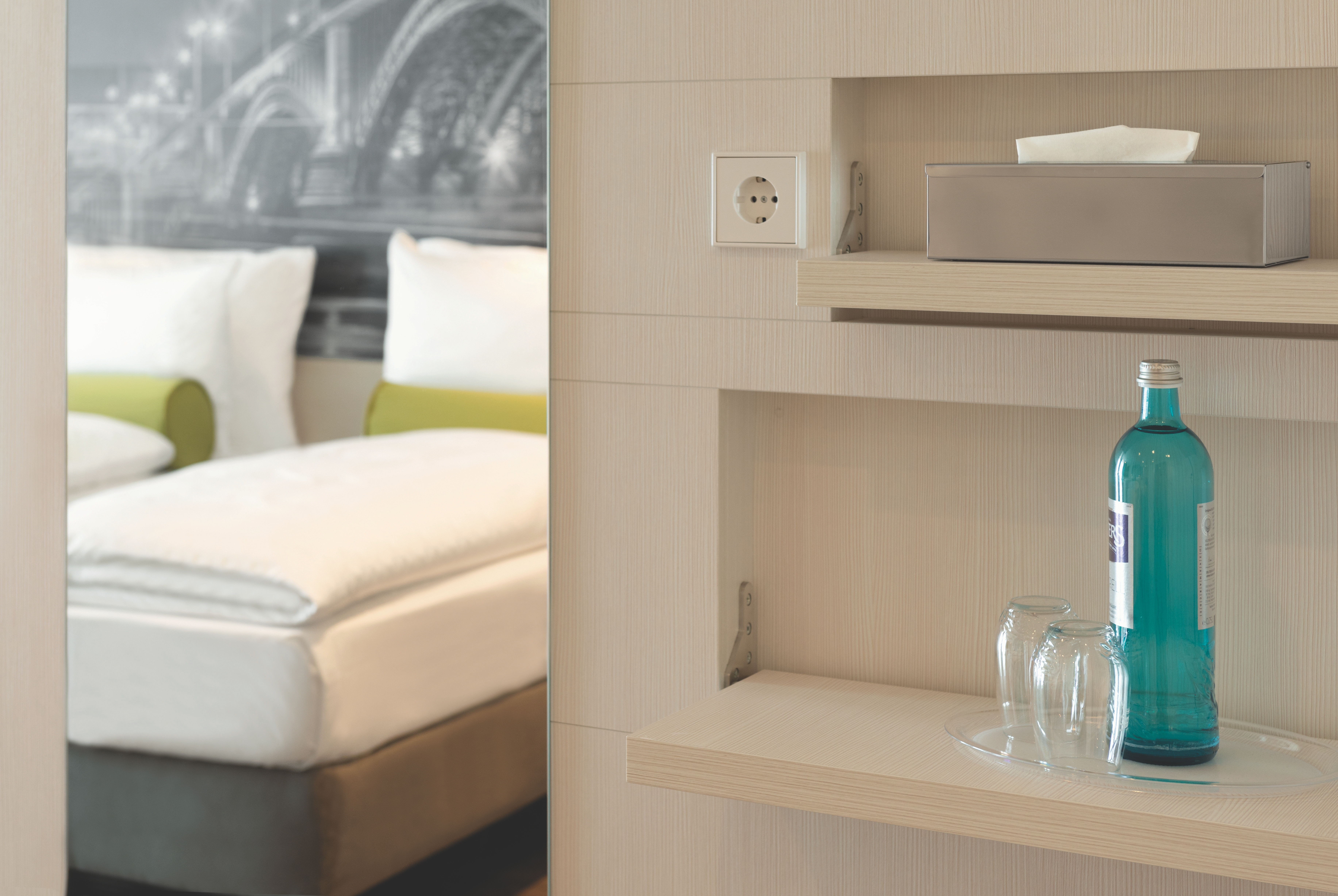 Guest room at the Super 8 by Wyndham Mainz Zollhafen in Mainz, Other than US/Canada