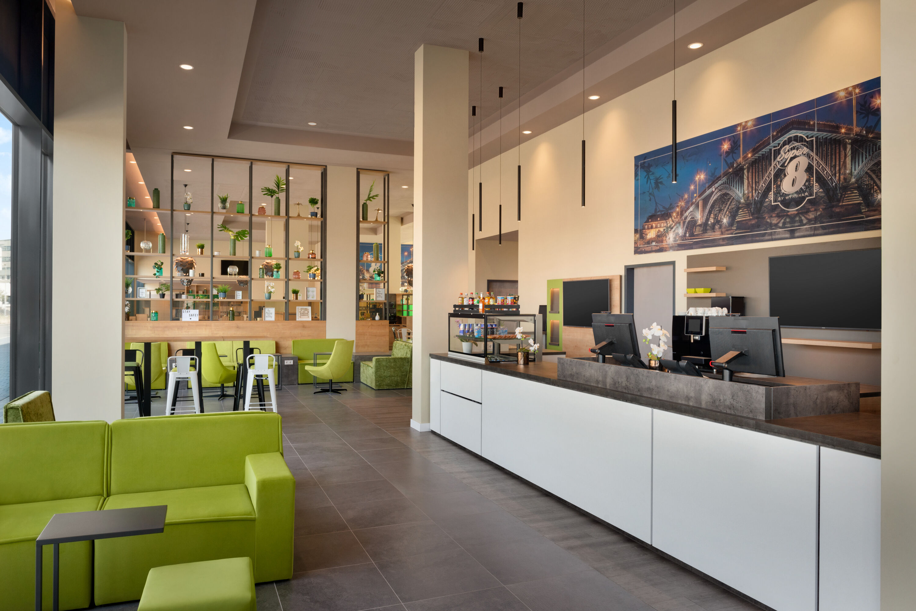 Super 8 by Wyndham Mainz Zollhafen reception in Mainz, Other than US/Canada