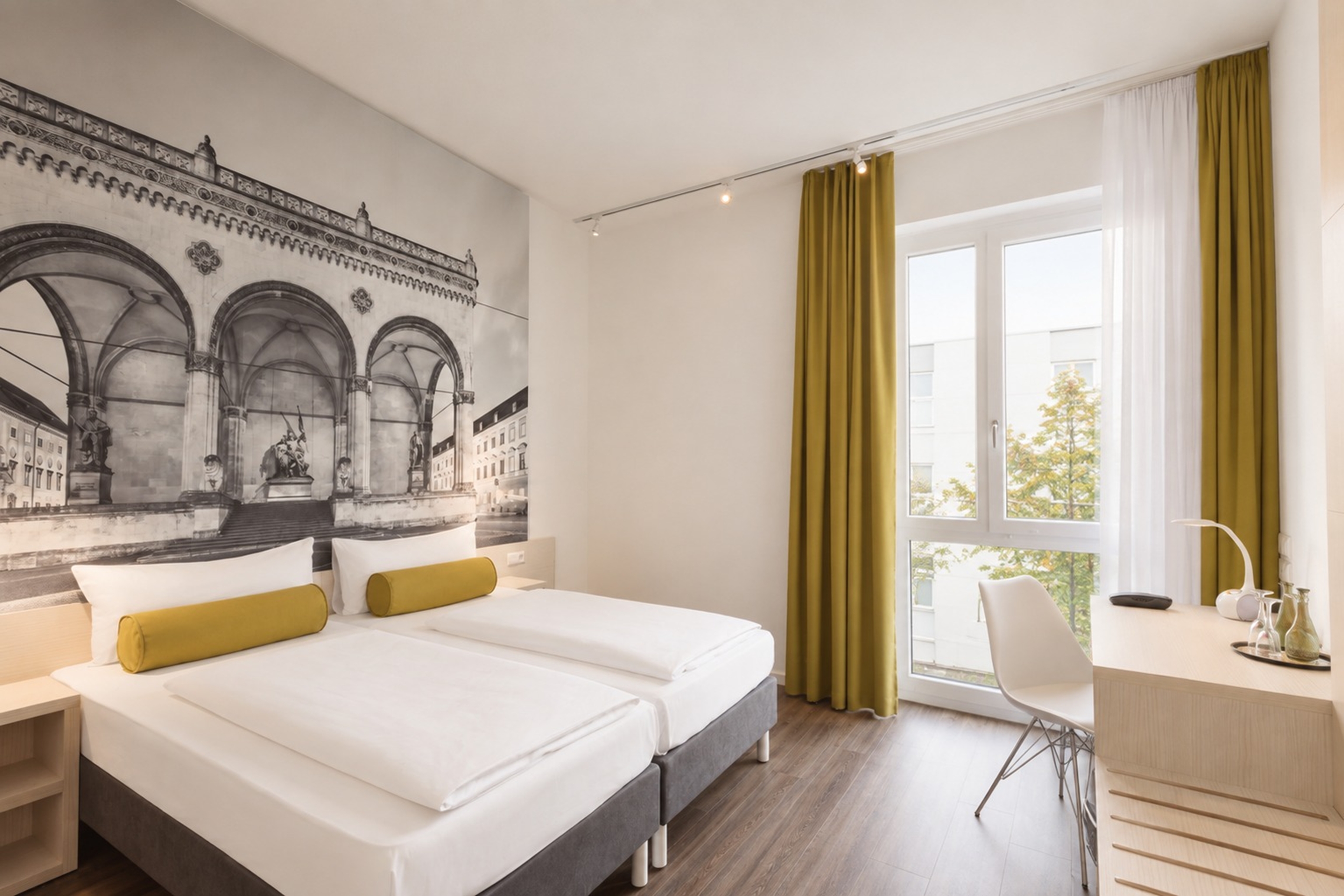 Guest room at the Super 8 by Wyndham Munich City North in Munich, Other than US/Canada
