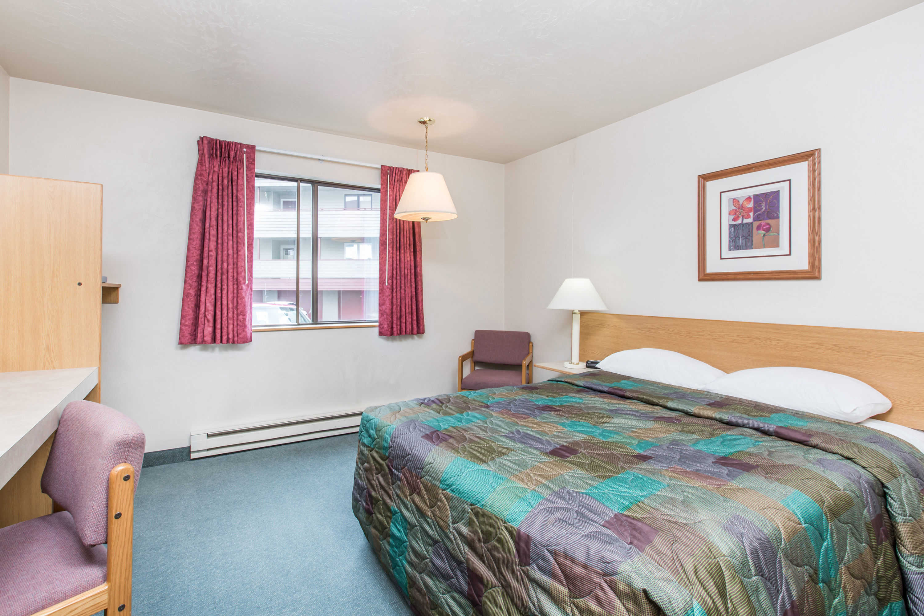 Guest room at the Super 8 by Wyndham Ketchikan in Ketchikan, Alaska