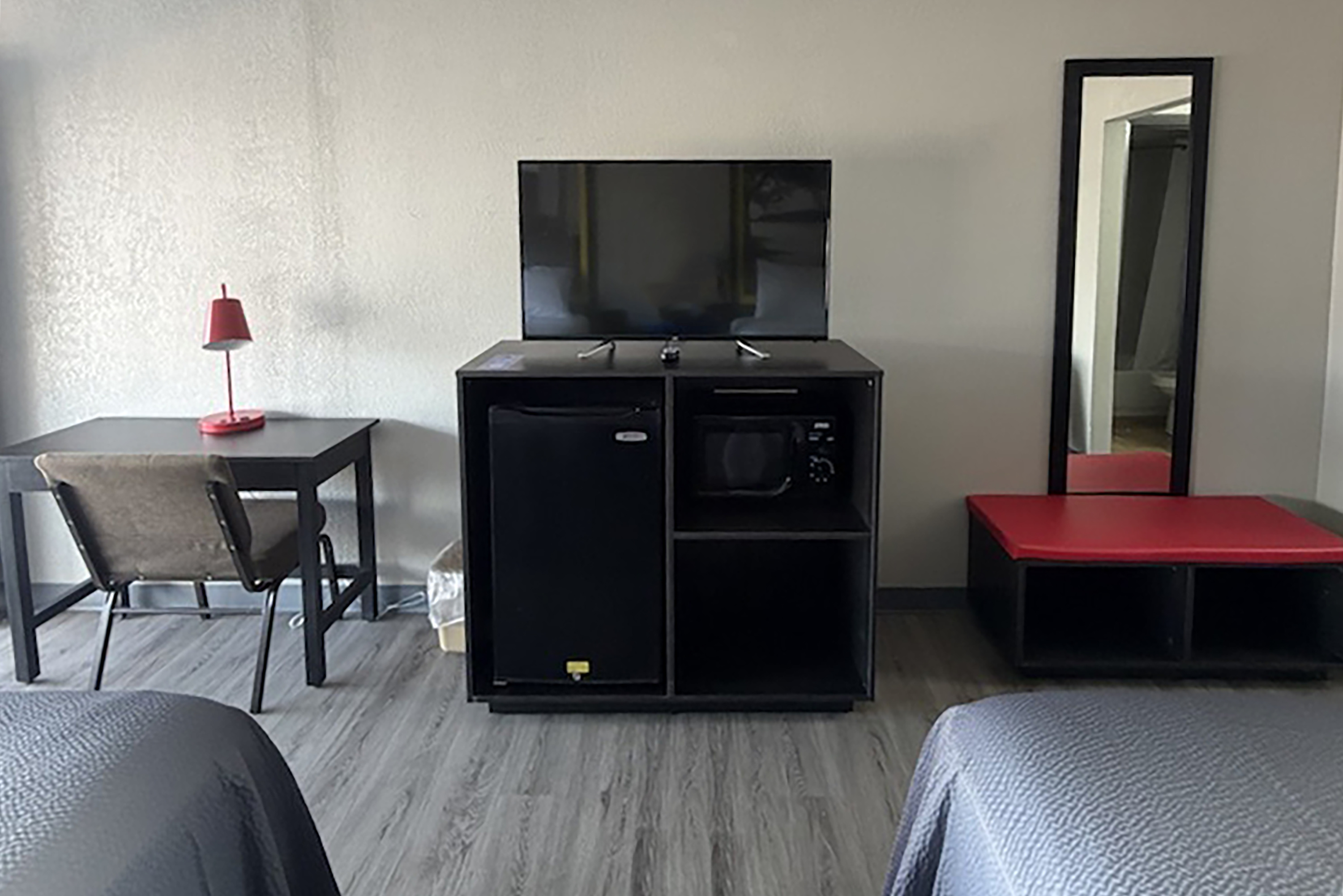 Guest room at the Super 8 by Wyndham Birmingham in Birmingham, Alabama