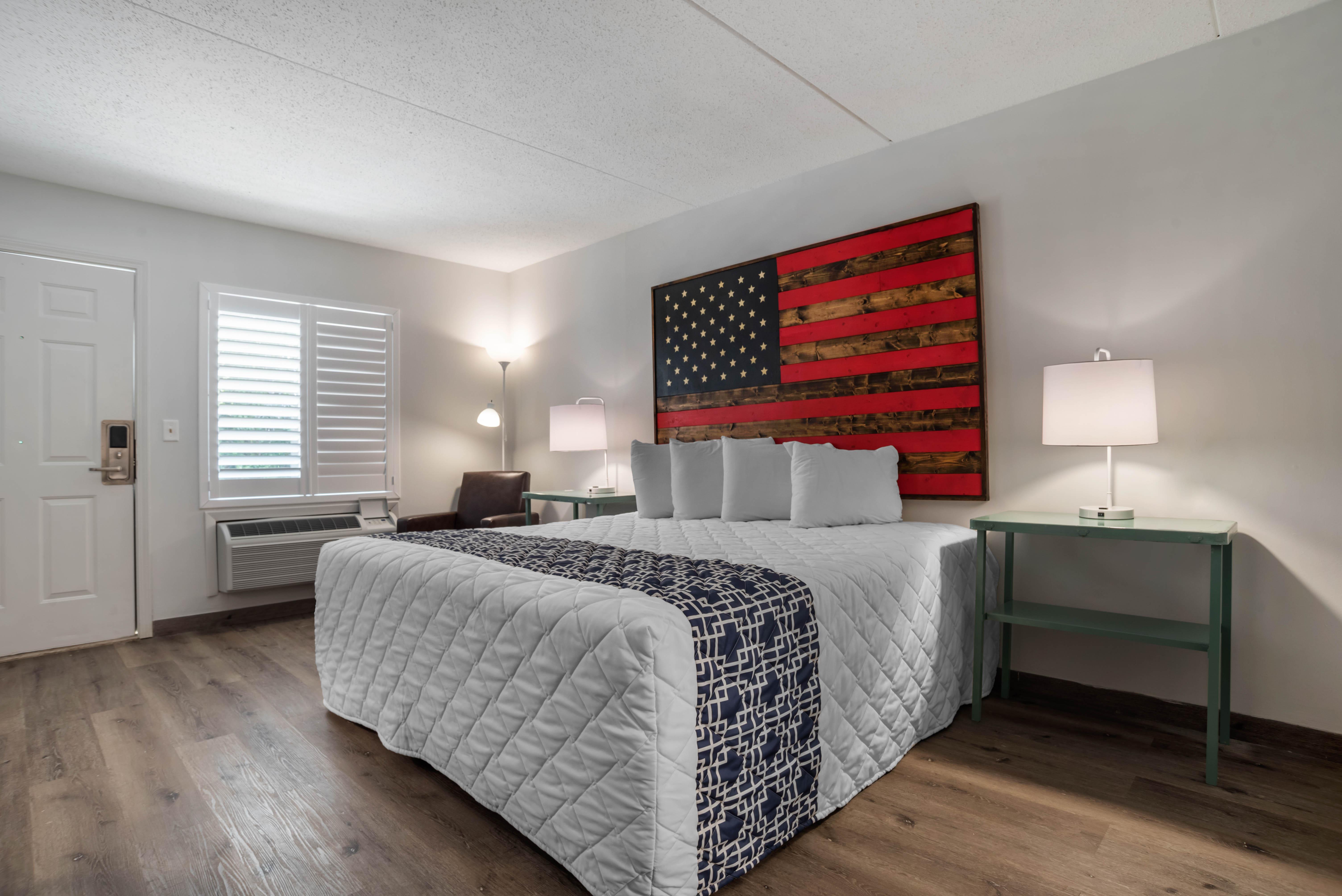 Guest room at the Super 8 by Wyndham Daleville/Fort Novosel in Daleville, Alabama