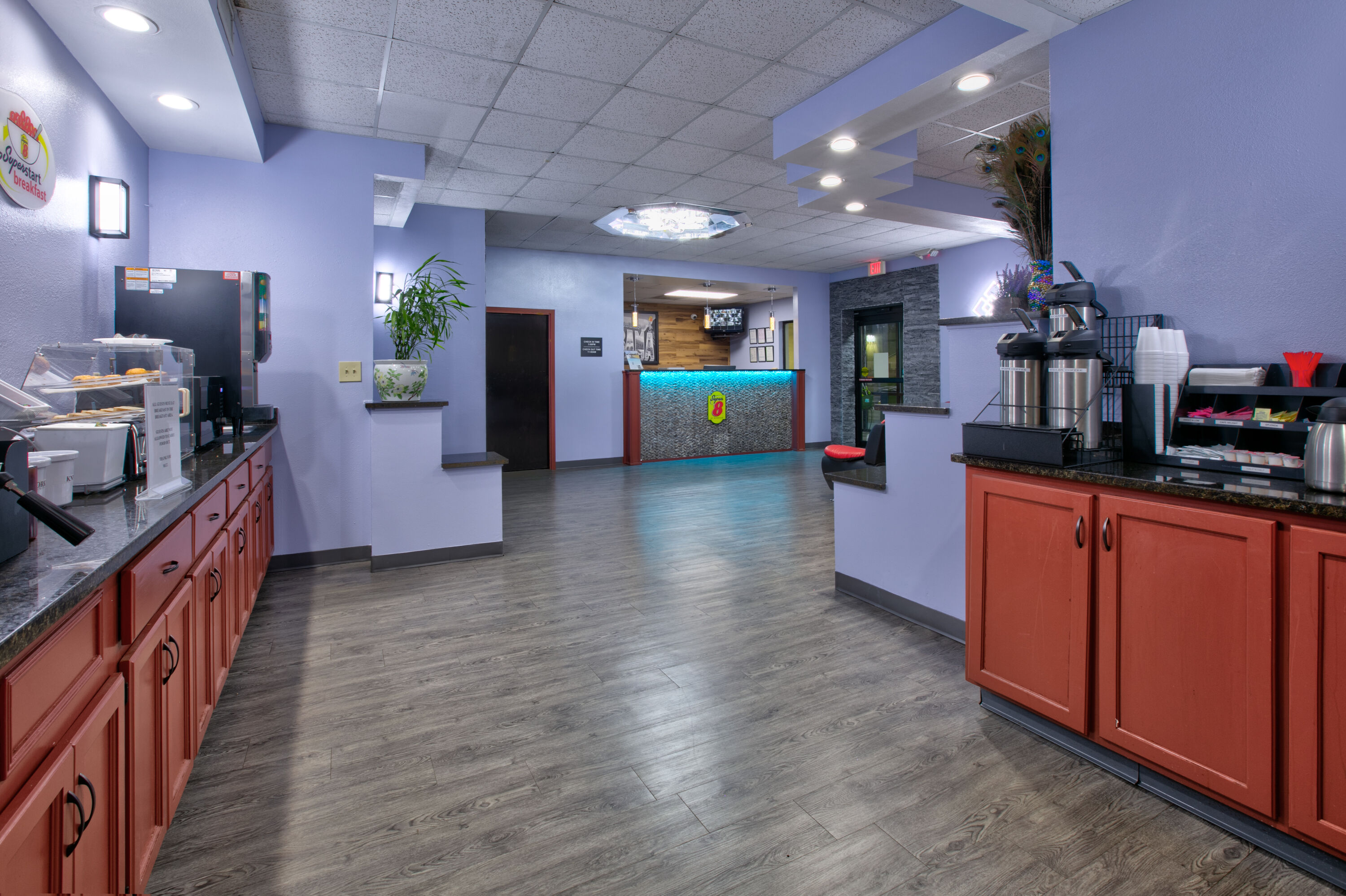 Free breakfast at Super 8 by Wyndham Mobile/Tillmans Corner in Mobile, Alabama