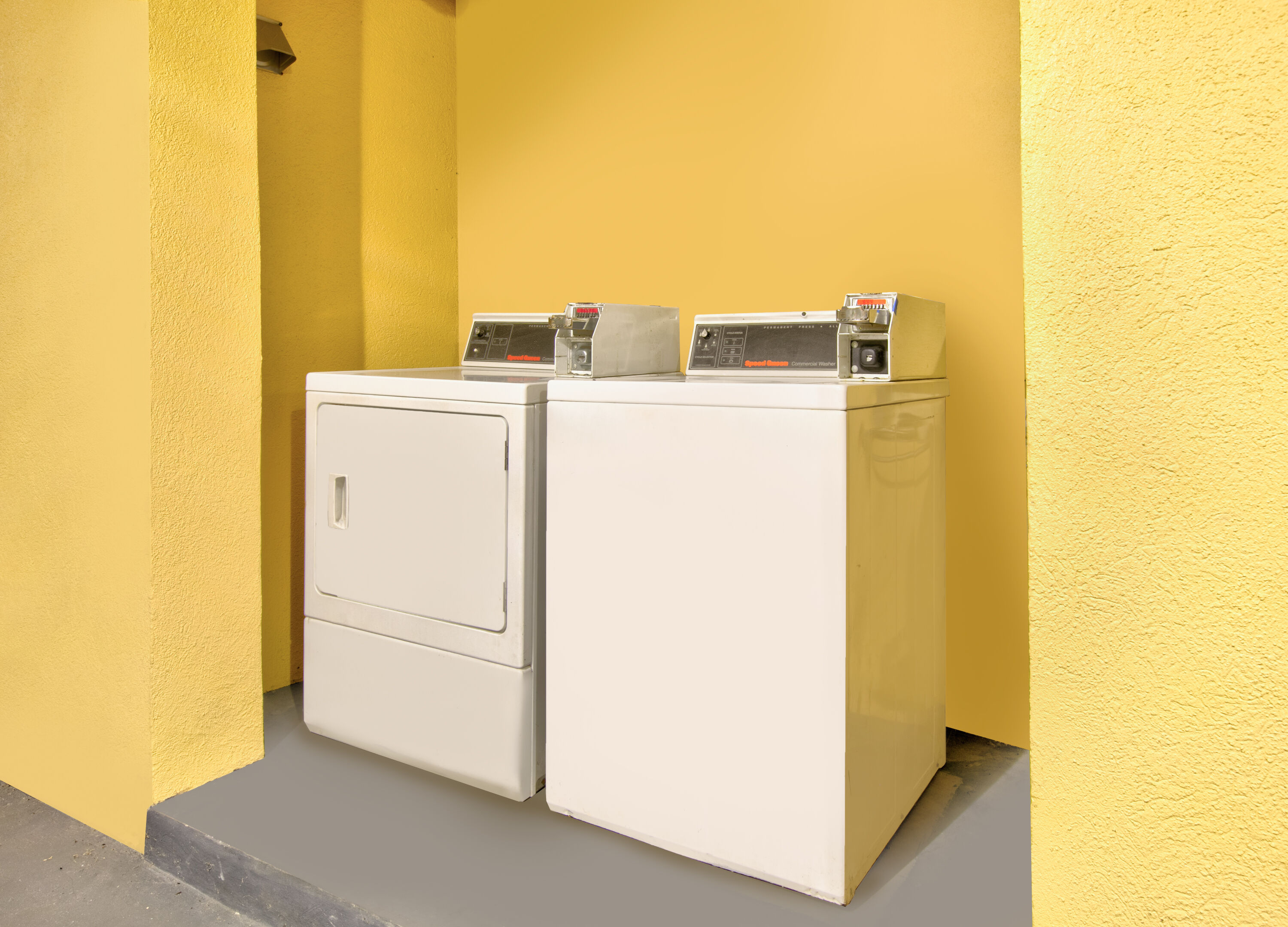 Laundry facilities at Super 8 by Wyndham Mobile/Tillmans Corner in Mobile, Alabama