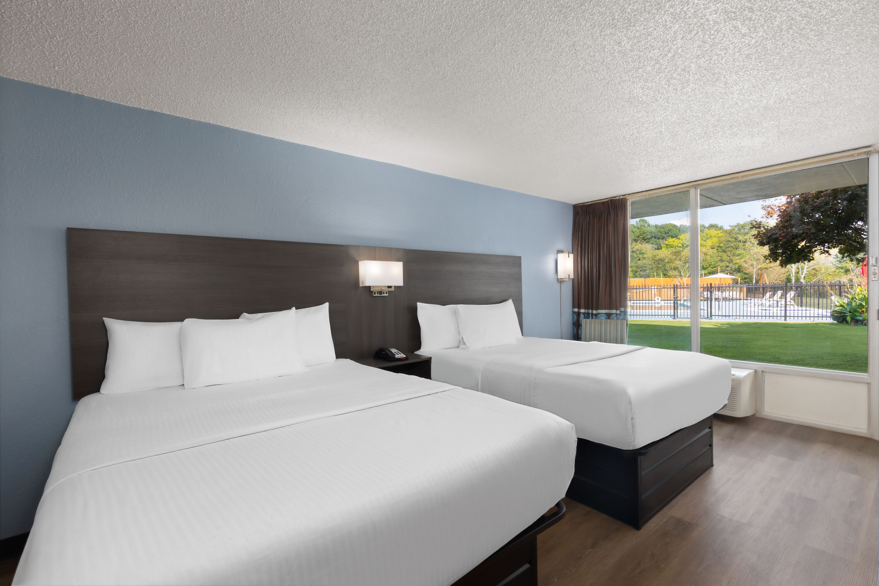 Guest room at the Super 8 by Wyndham Riverside AL in Riverside, Alabama
