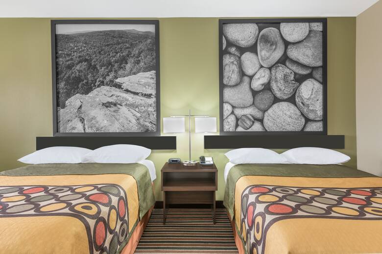 Guest room at the Super 8 Bryant Little Rock Area in Bryant, Arkansas