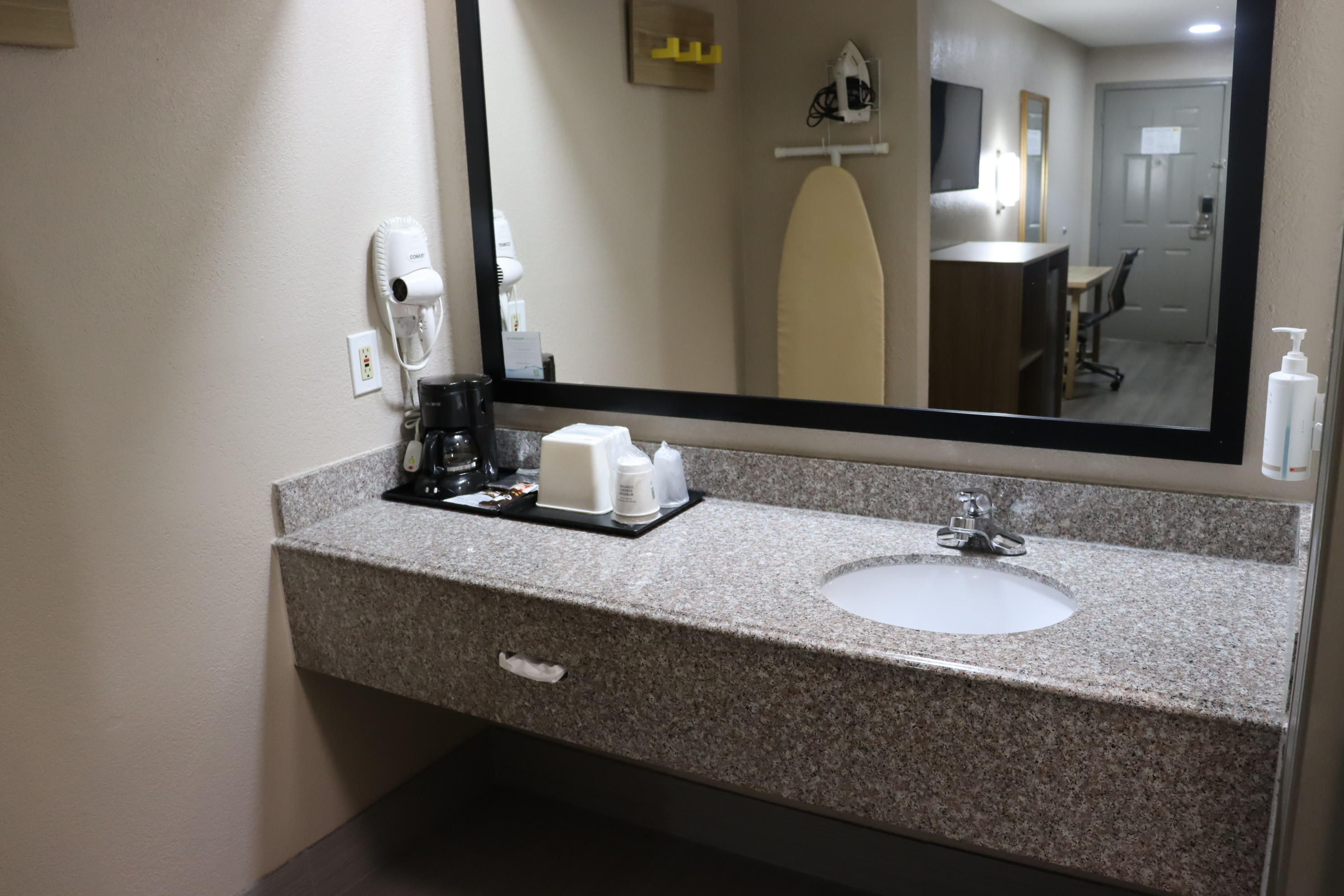 Guest room at the Super 8 by Wyndham Cabot in Cabot, Arkansas