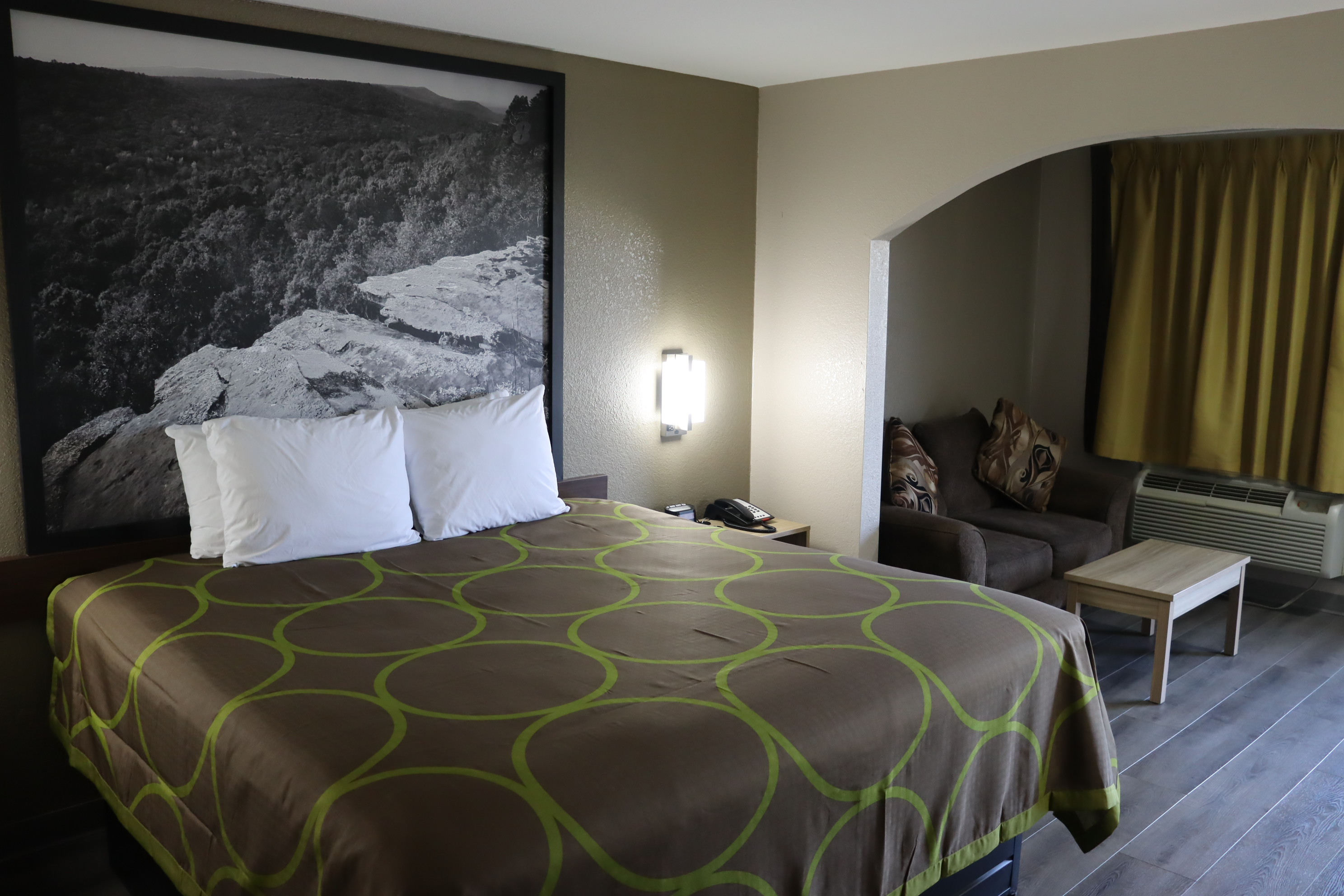 Guest room at the Super 8 by Wyndham Cabot in Cabot, Arkansas