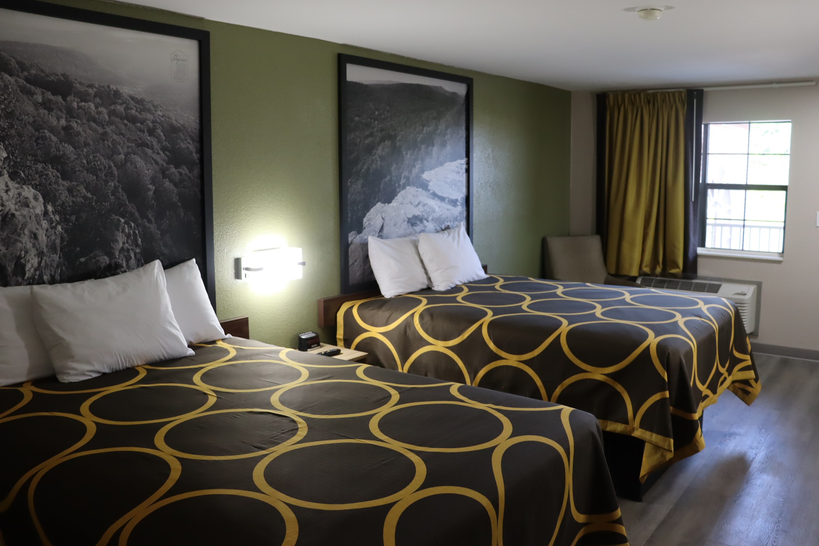 Guest room at the Super 8 by Wyndham Cabot in Cabot, Arkansas