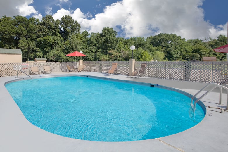 Pool at the Super 8 Clarksville AR in Clarksville, Arkansas