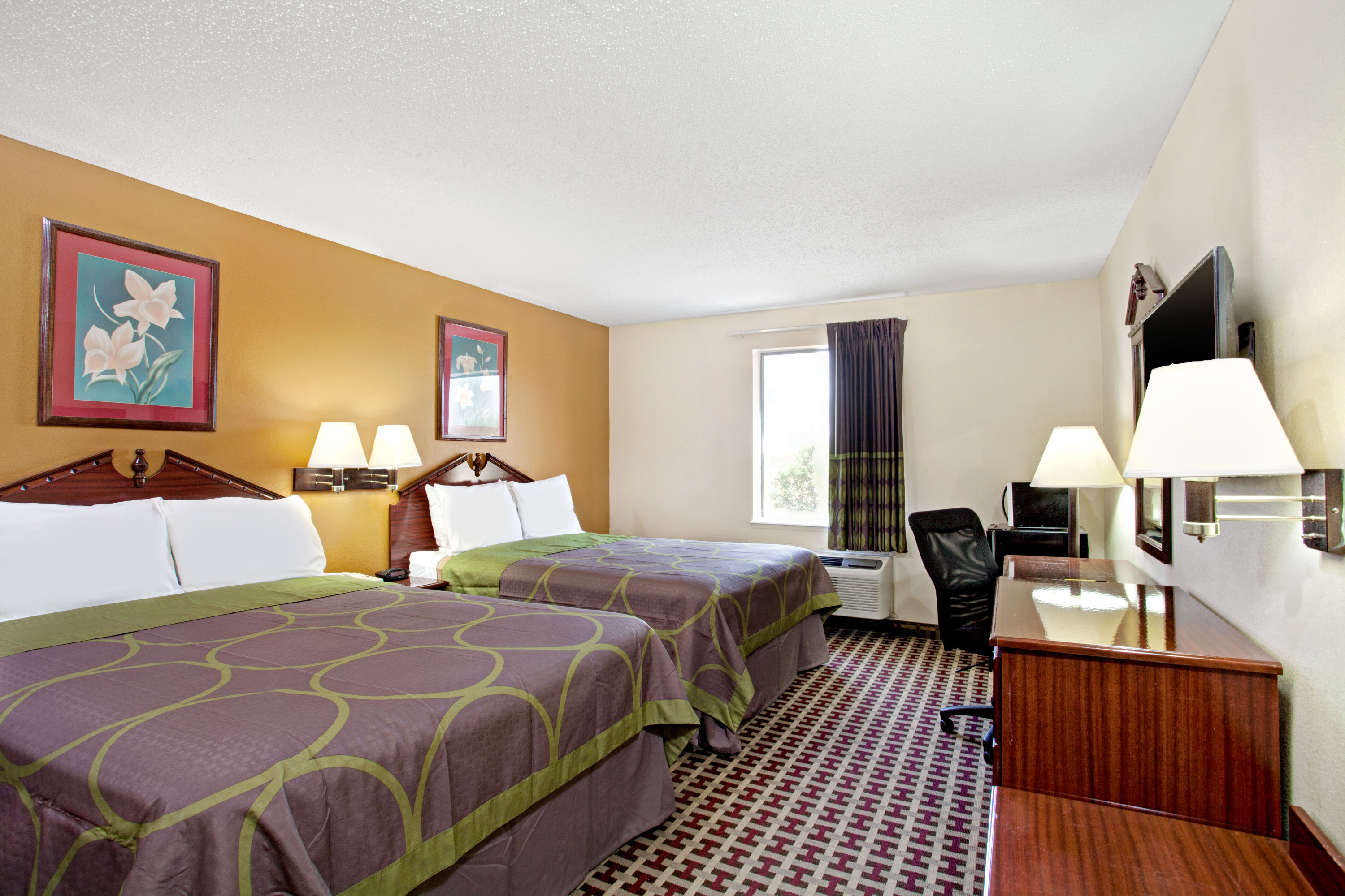 Guest room at the Super 8 by Wyndham Forrest City AR in Forrest City, Arkansas