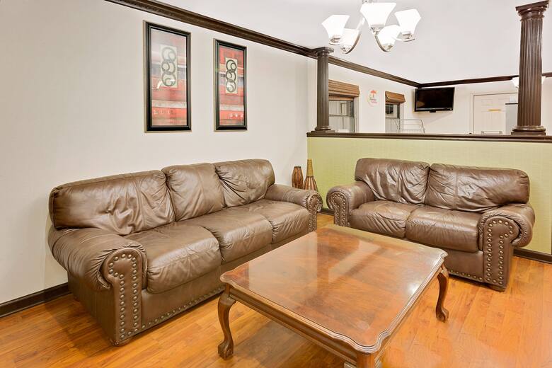 Super 8 Hazen hotel lobby in Hazen, Arkansas
