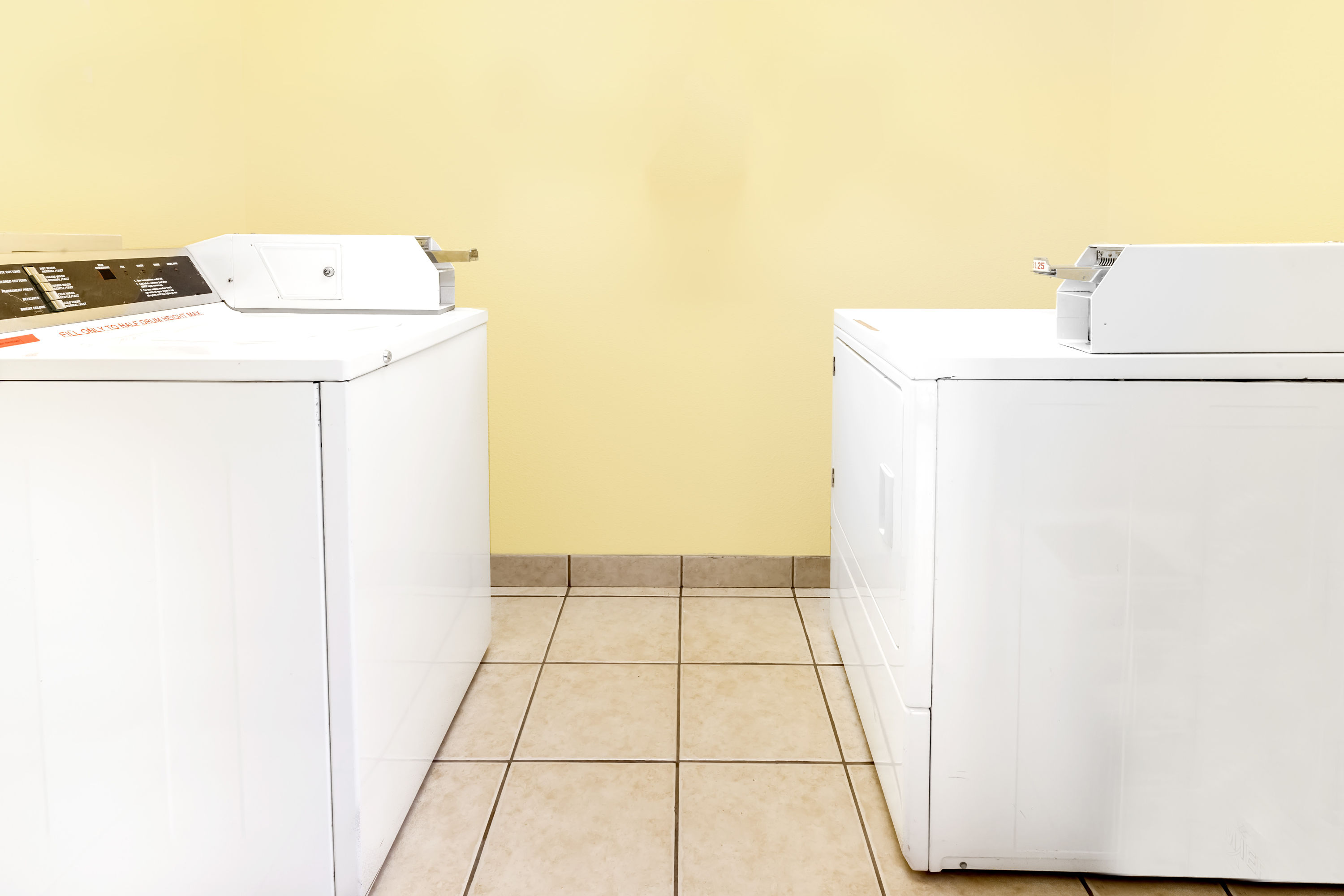 Laundry facilities at Super 8 by Wyndham Pine Bluff in Pine Bluff, Arkansas