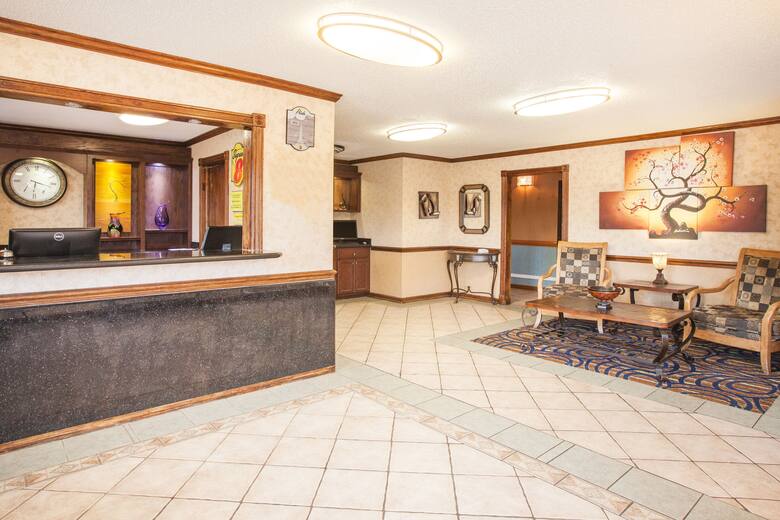 Super 8 Van Buren/Ft. Smith Area hotel lobby in Van Buren, Arkansas