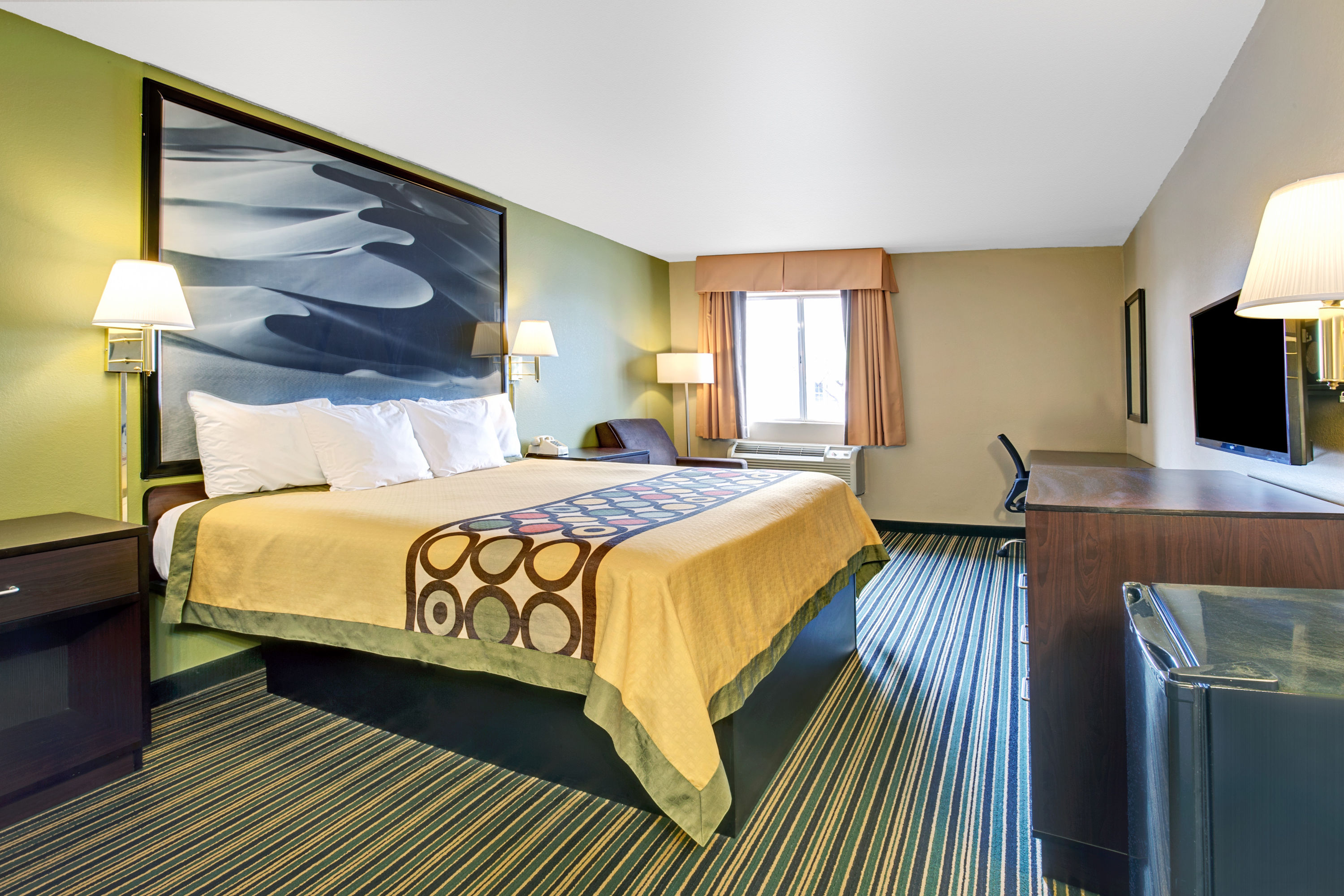 Guest room at the Super 8 by Wyndham Casa Grande in Casa Grande, Arizona