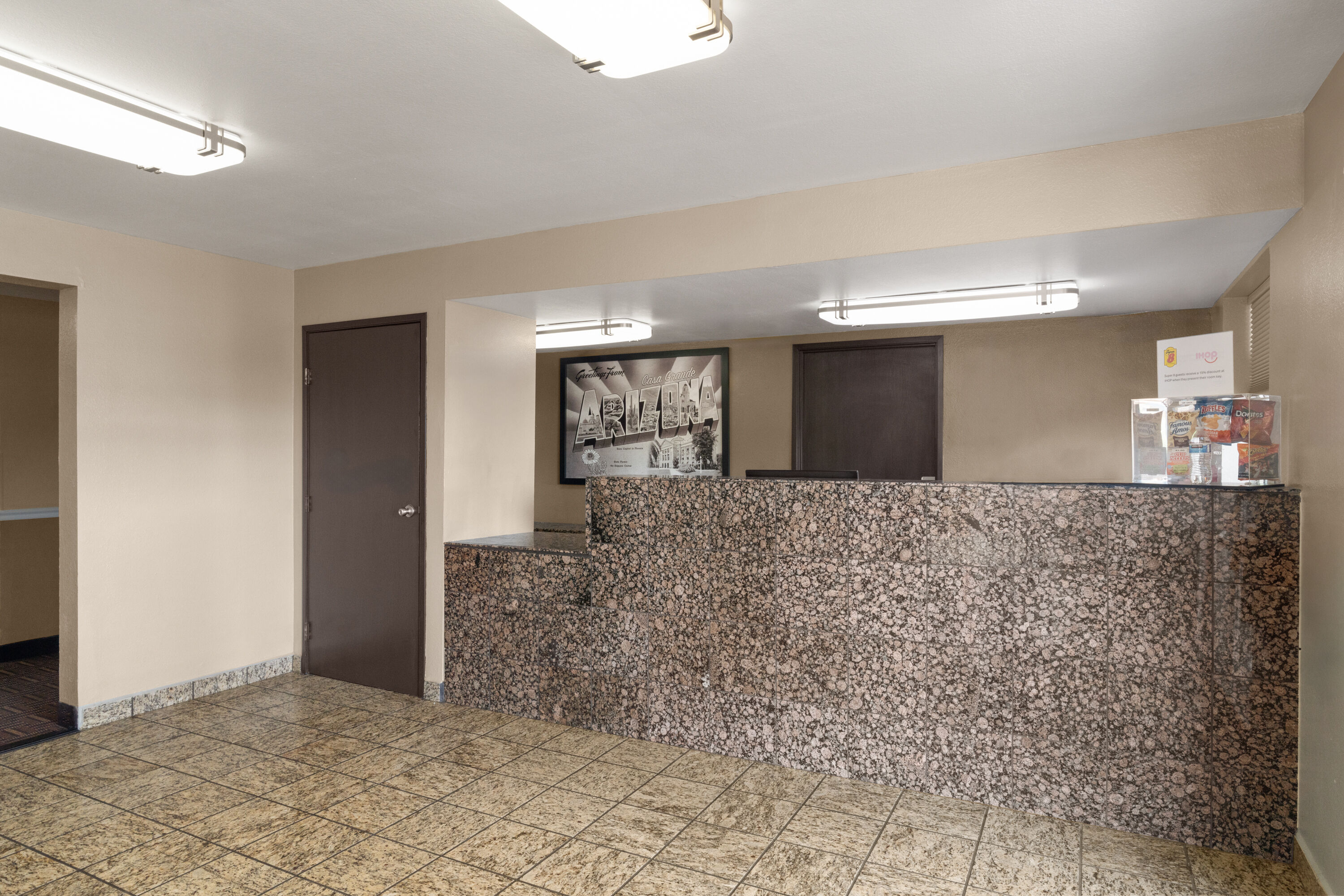 Super 8 by Wyndham Casa Grande reception in Casa Grande, Arizona