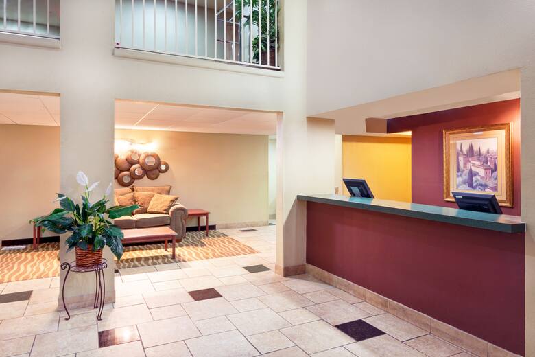 Super 8 Chandler Phoenix hotel lobby in Chandler, Arizona