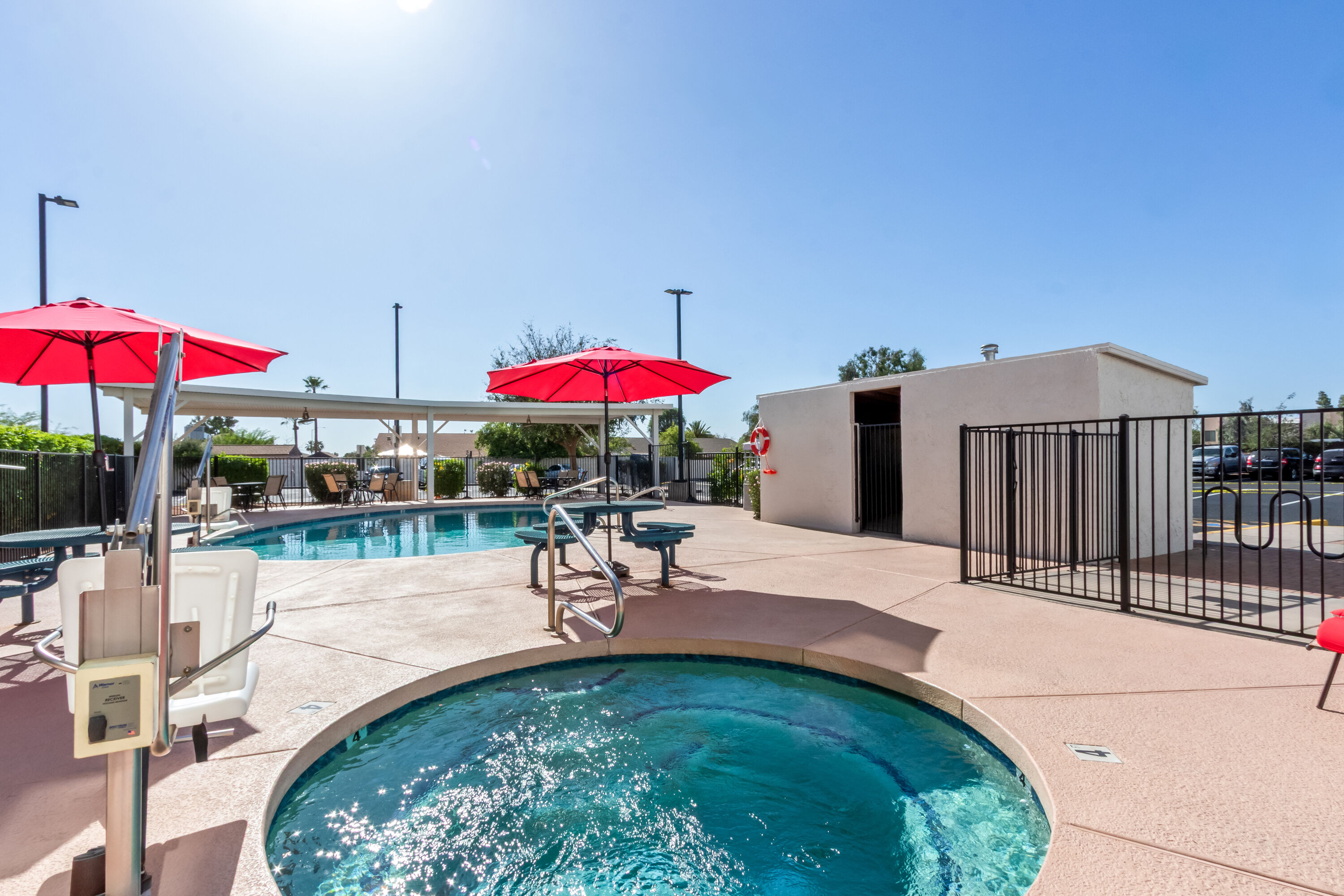Hot tub at the Super 8 by Wyndham - Mesa/Gilbert in Mesa, Arizona