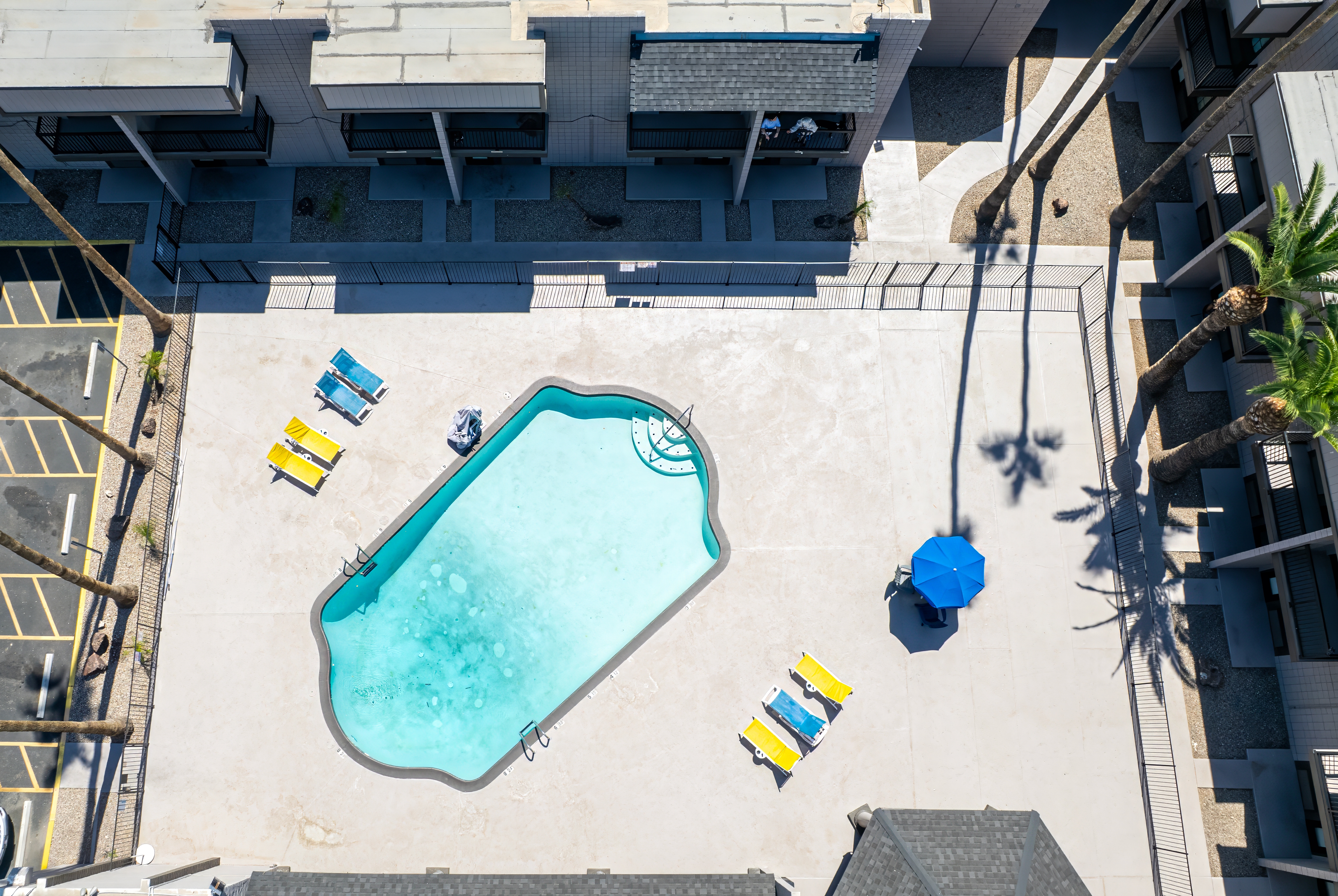 Aerial View of Super 8 by Wyndham Mesa Downtown Near Convention Center hotel in Mesa, Arizona