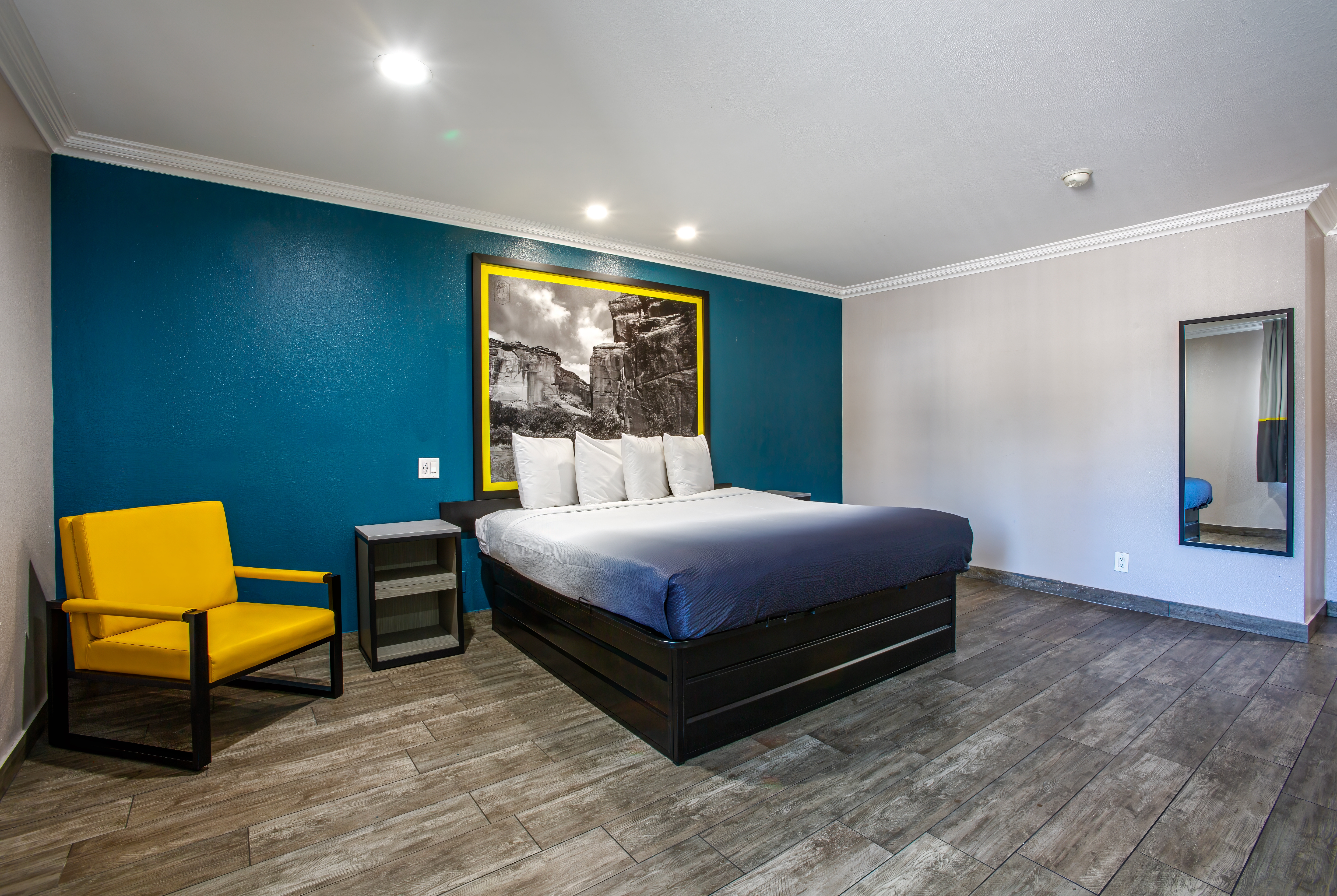 Guest room at the Super 8 by Wyndham Mesa Downtown Near Convention Center in Mesa, Arizona