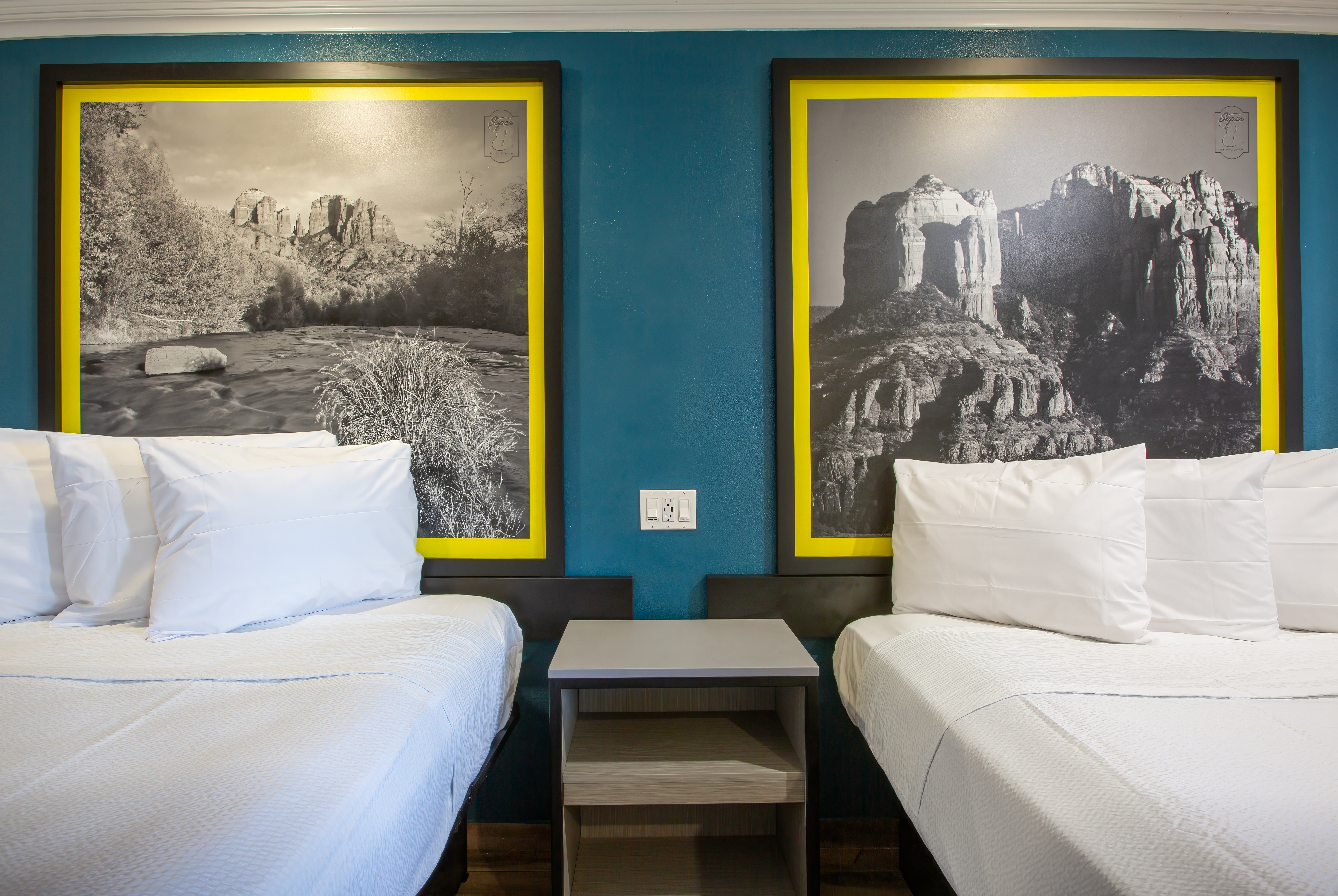 Guest room at the Super 8 by Wyndham Mesa Downtown Near Convention Center in Mesa, Arizona