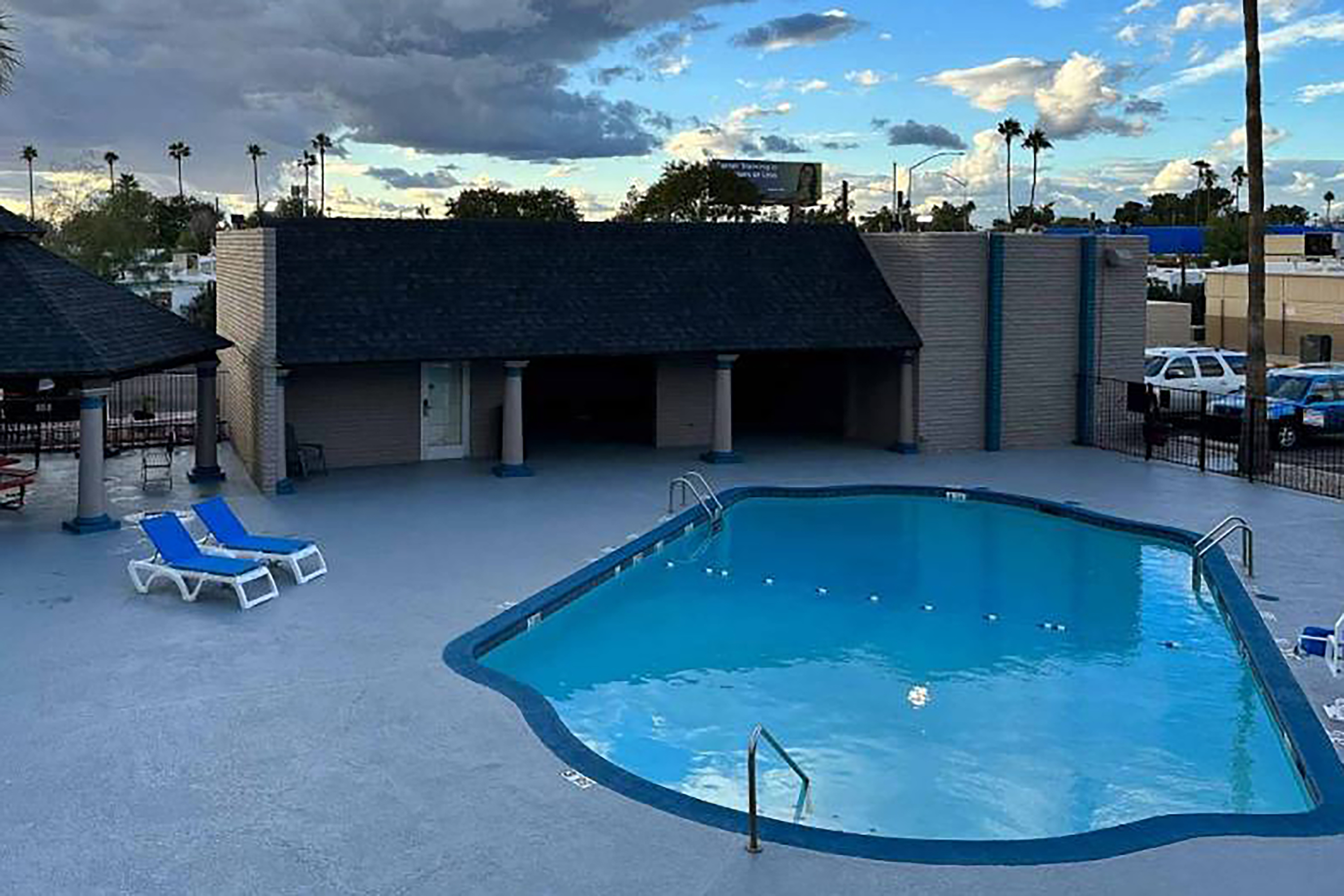 Pool at the Super 8 by Wyndham Mesa Downtown Near Convention Center in Mesa, Arizona