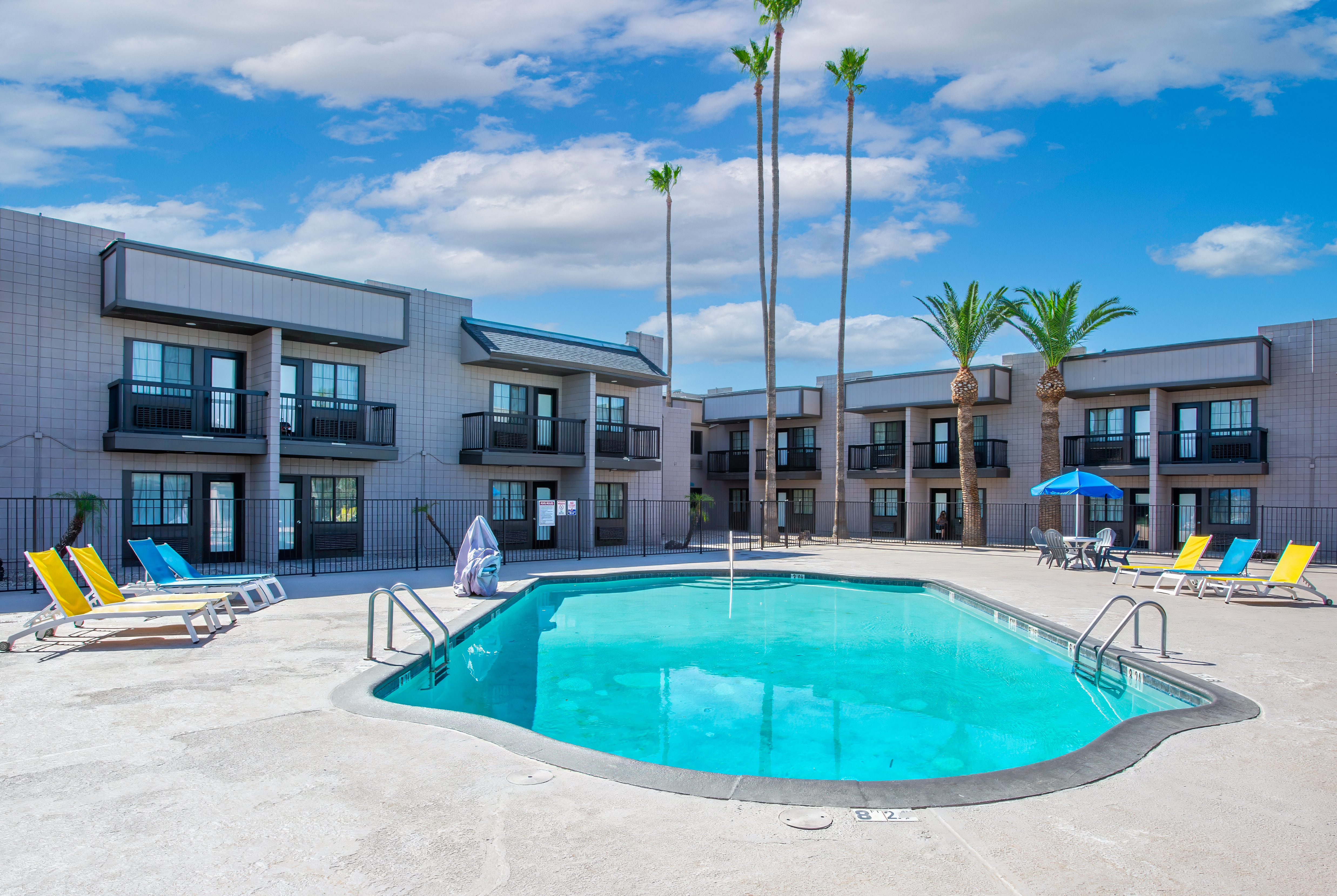 Pool daytime image at the Super 8 by Wyndham Mesa Downtown Near Convention Center in Mesa, Arizona