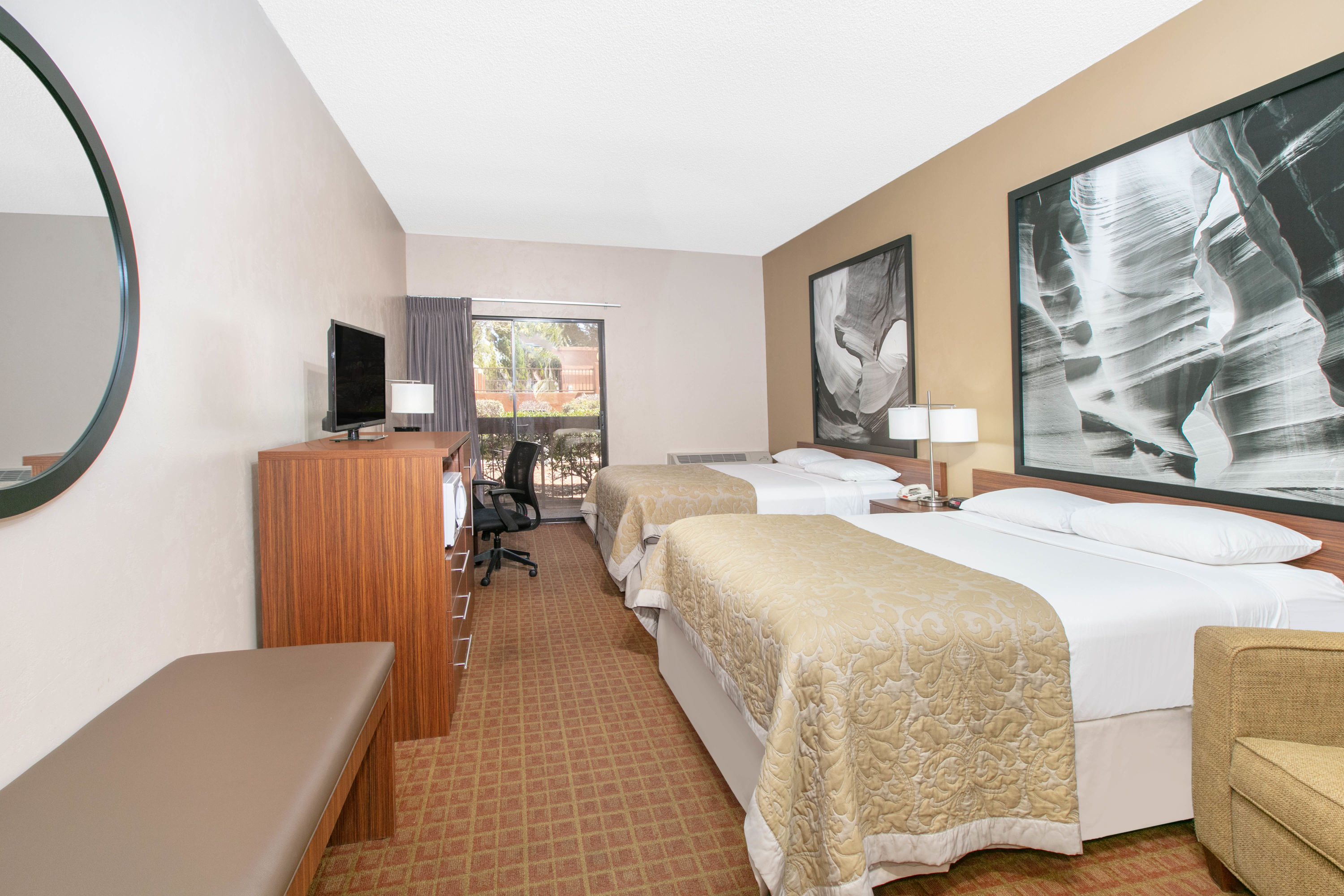 Guest room at the Super 8 by Wyndham Page/Lake Powell in Page, Arizona