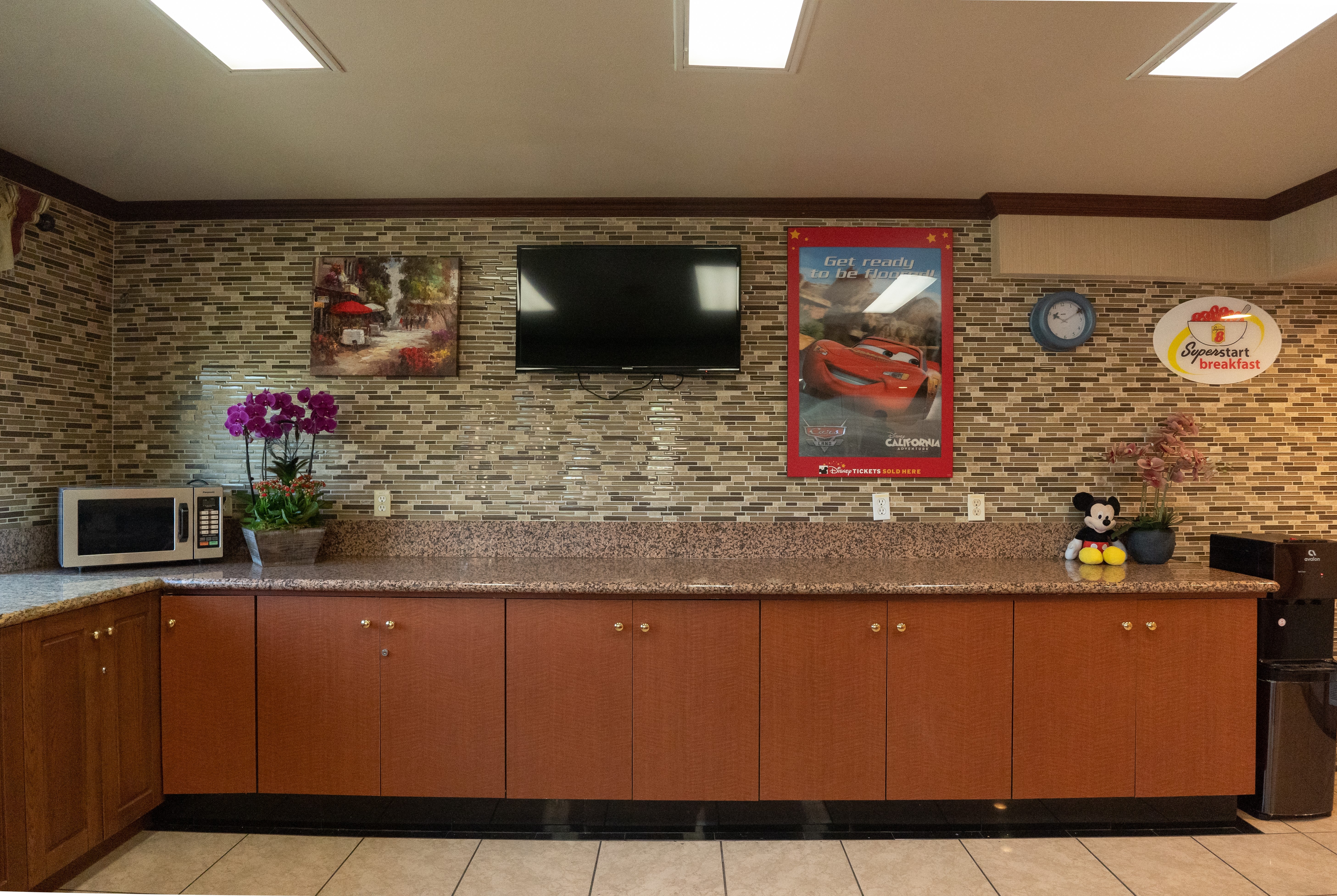 Free breakfast at Super 8 by Wyndham Anaheim/Disneyland Drive in Anaheim, California