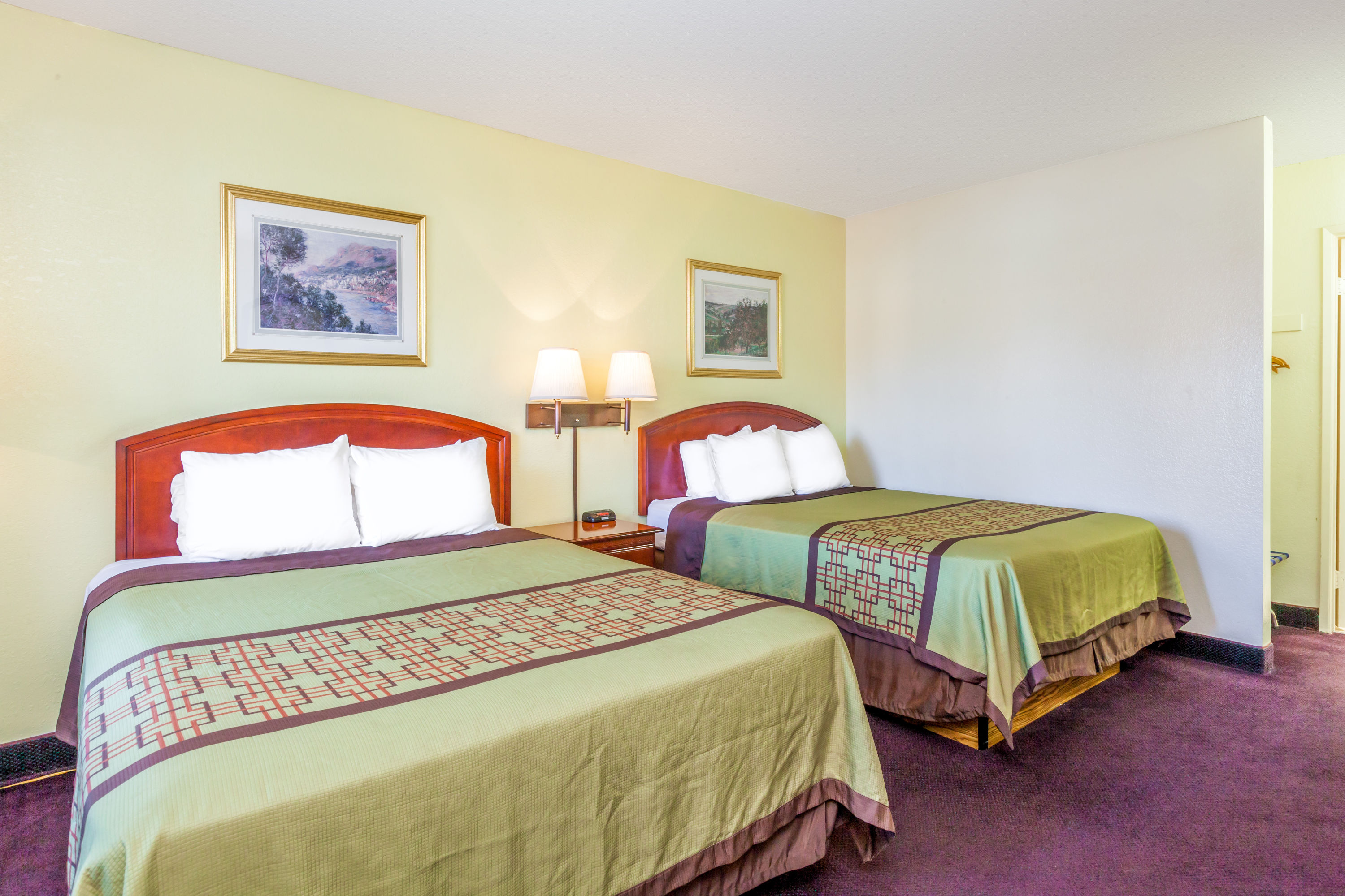 Guest room at the Super 8 by Wyndham Bakersfield/Central in Bakersfield, California