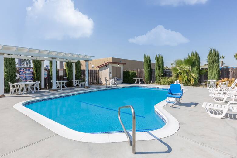 Pool at the Super 8 Corning in Corning, California