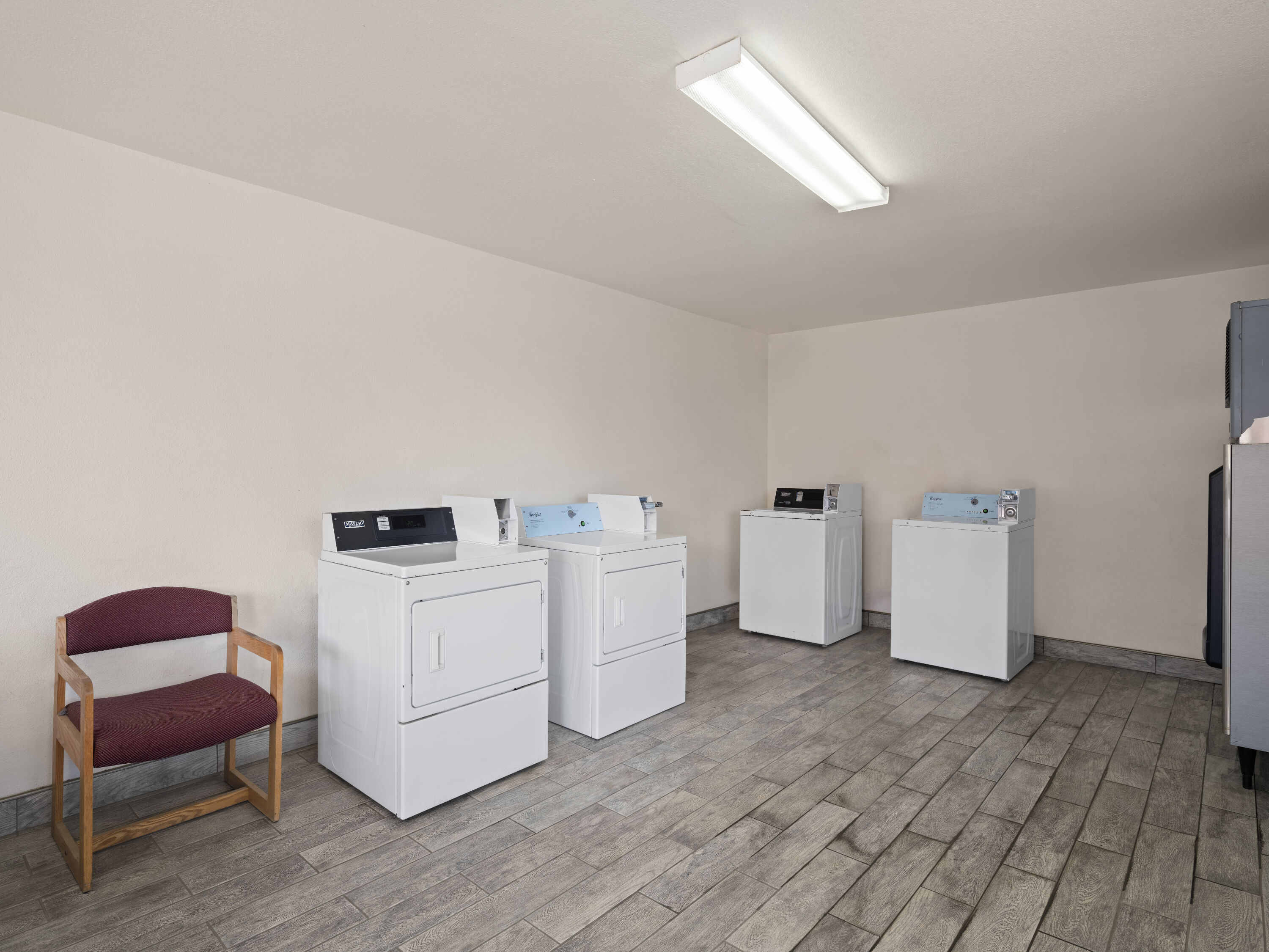 Laundry facilities at Super 8 by Wyndham Dunnigan in Dunnigan, California